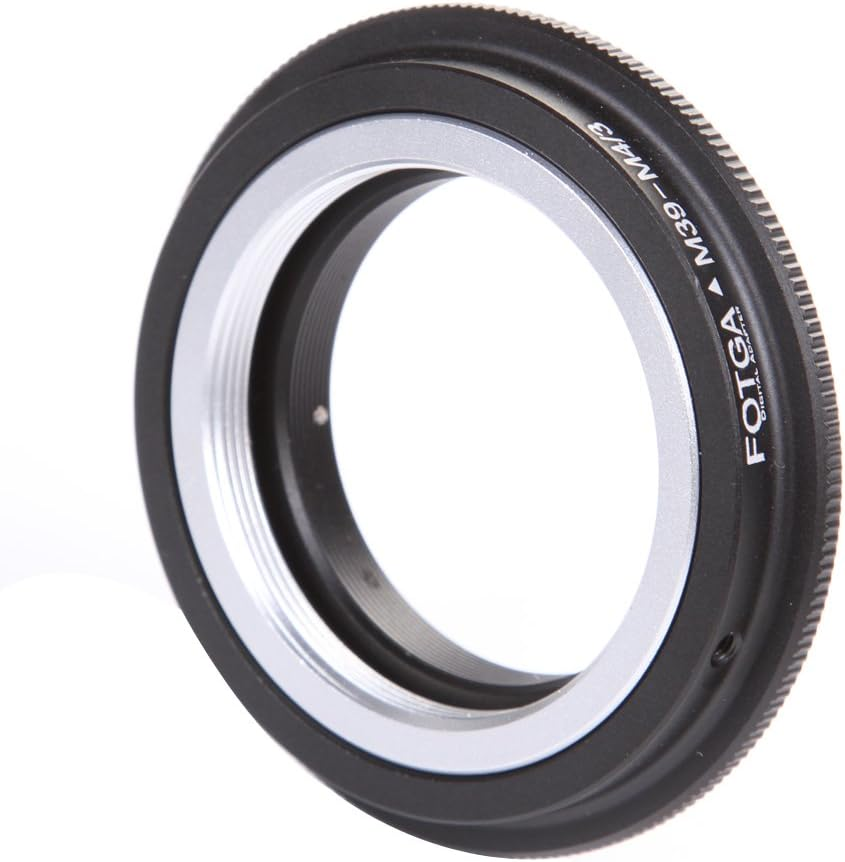 Fotga Lens Mount Adapter Converter for Leica M39 L39 Lens to Panasonic Olympus Micro 4/3 M4/3 Cameras GH3 GH4 GH5 Gh5S G85 GX85 GX85C GF7 GF8 GF10 GX8 GX9 Olympus E-M5 E-M10 E-PL5 E-PL7 / 8/9 PEN-F MFT (M39-M4/3) image number 1