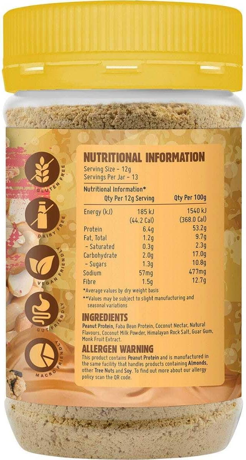 Macro Mike PB+ Powdered Peanut Butter, Cookie Dough, 180 Grams image number 1