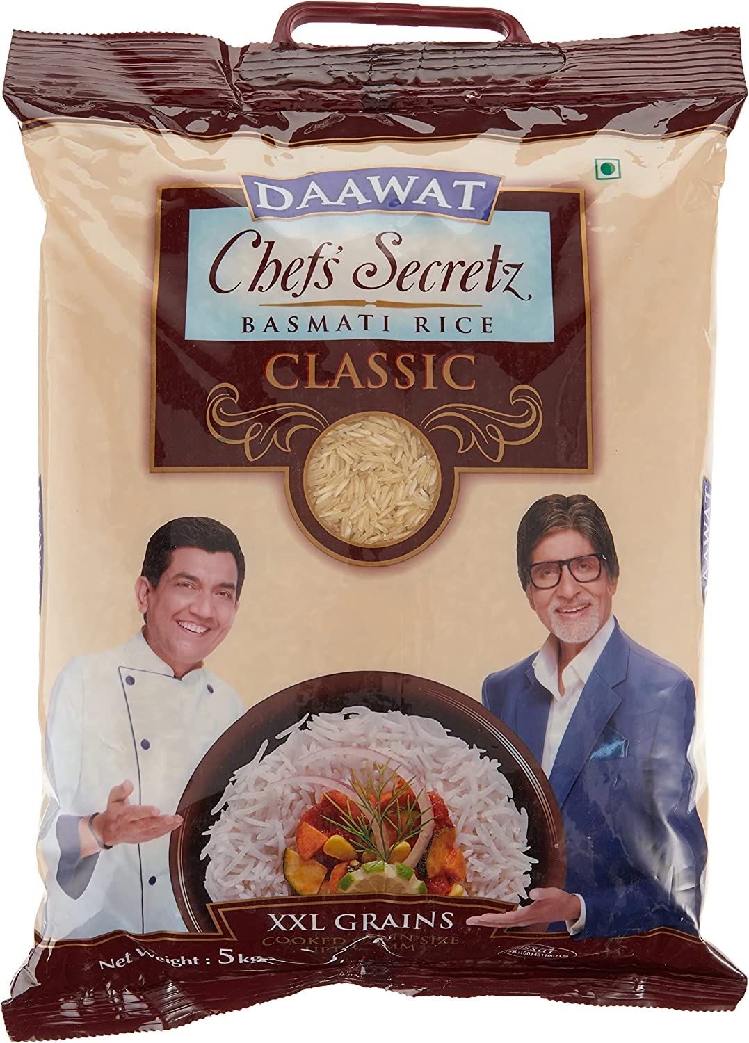 Daawat Chef'S Secretz Classic Basmati Rice, 5 Kg