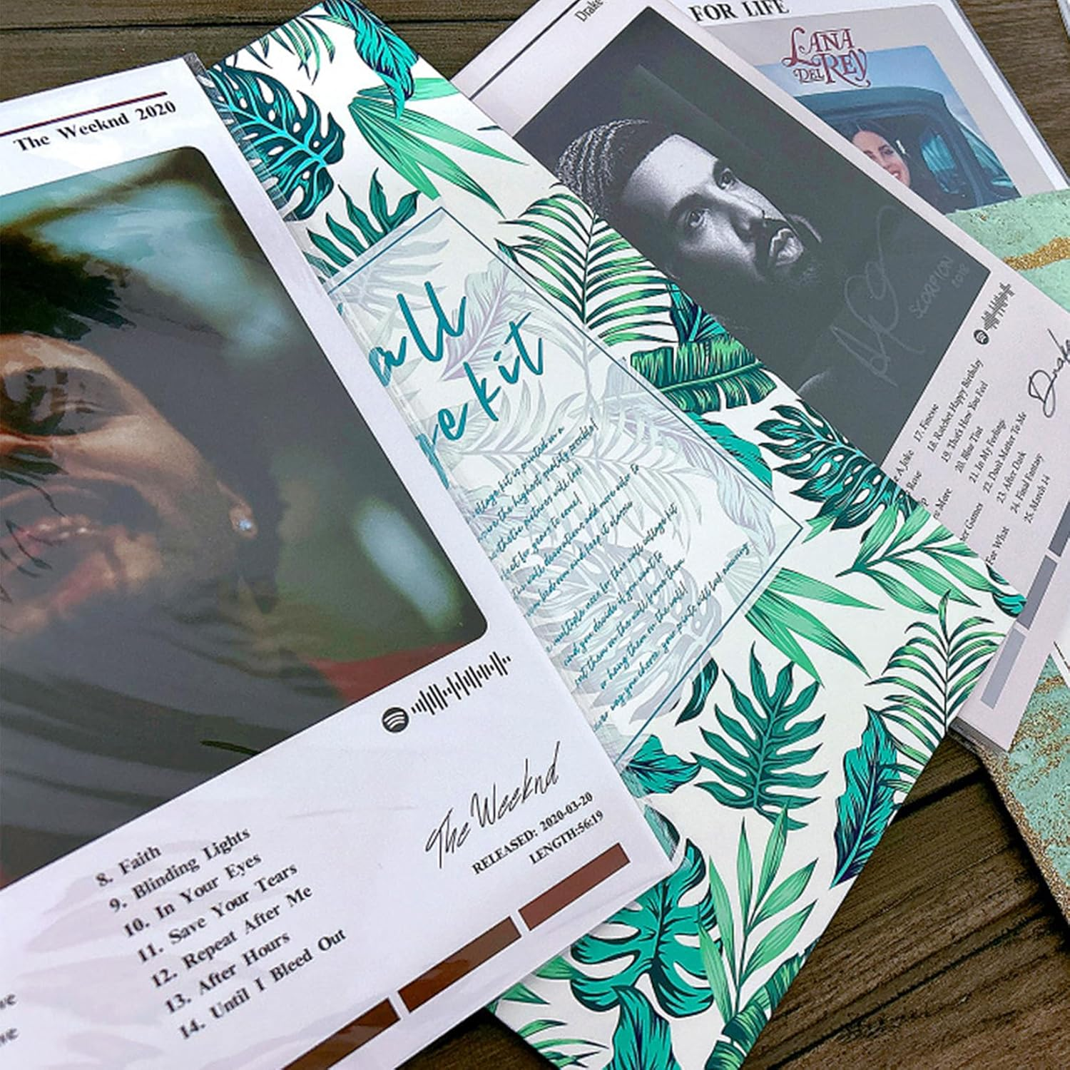 The Weeknd Album Cover Posters (10 Pcs 8X12 Inch) Paper Prints Unframed Poster, Wall Art for Room Decor Aesthetic Bedroom