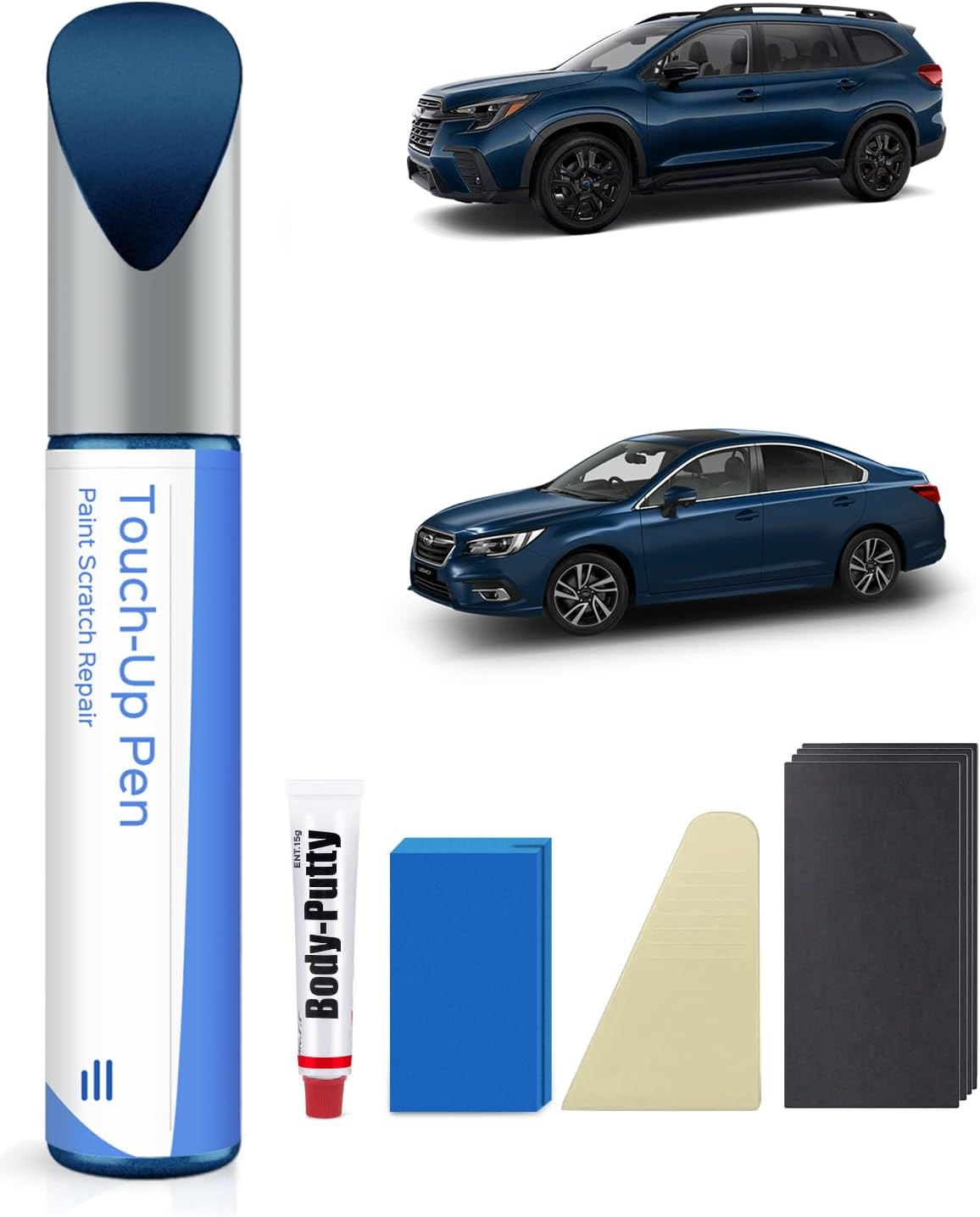 WR Blue Pearl(K7X) Touch up Paint Repair Kit Compatible with Subaru - DIY Kit Exactly Matches Chips and Nicks