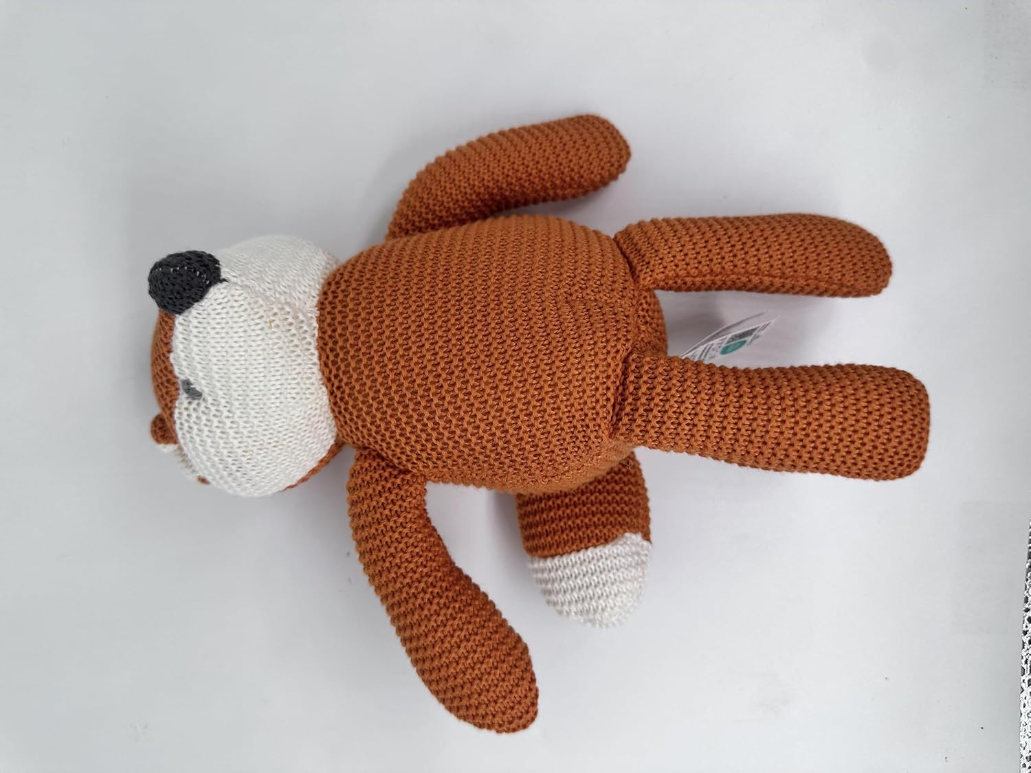 FLUFFYFUN Baby Fox Plush Toy 18 Cm, 100% Organic Cotton Soft Toy for Newborn image number 1