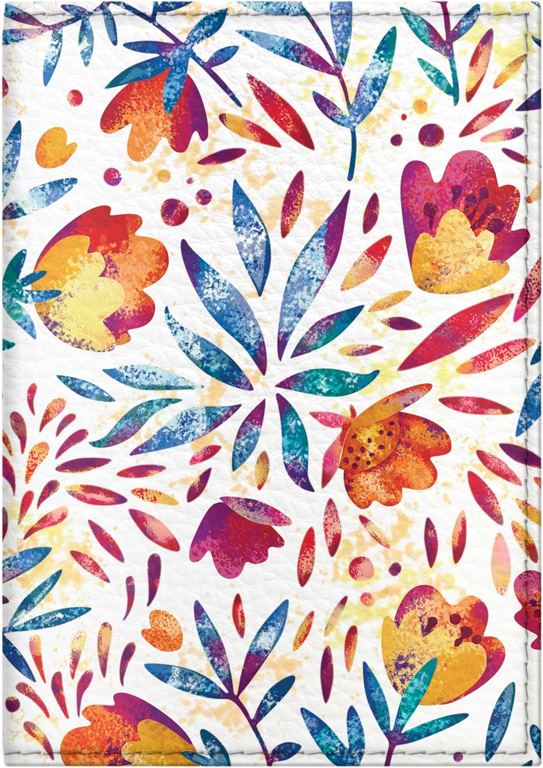 Quttie Passport Cover for Kids, Women and Men, Cute Travel Passport Holder, 20. Flower Pattern, Soft Cover - 08. Little Cool Dino image number 7