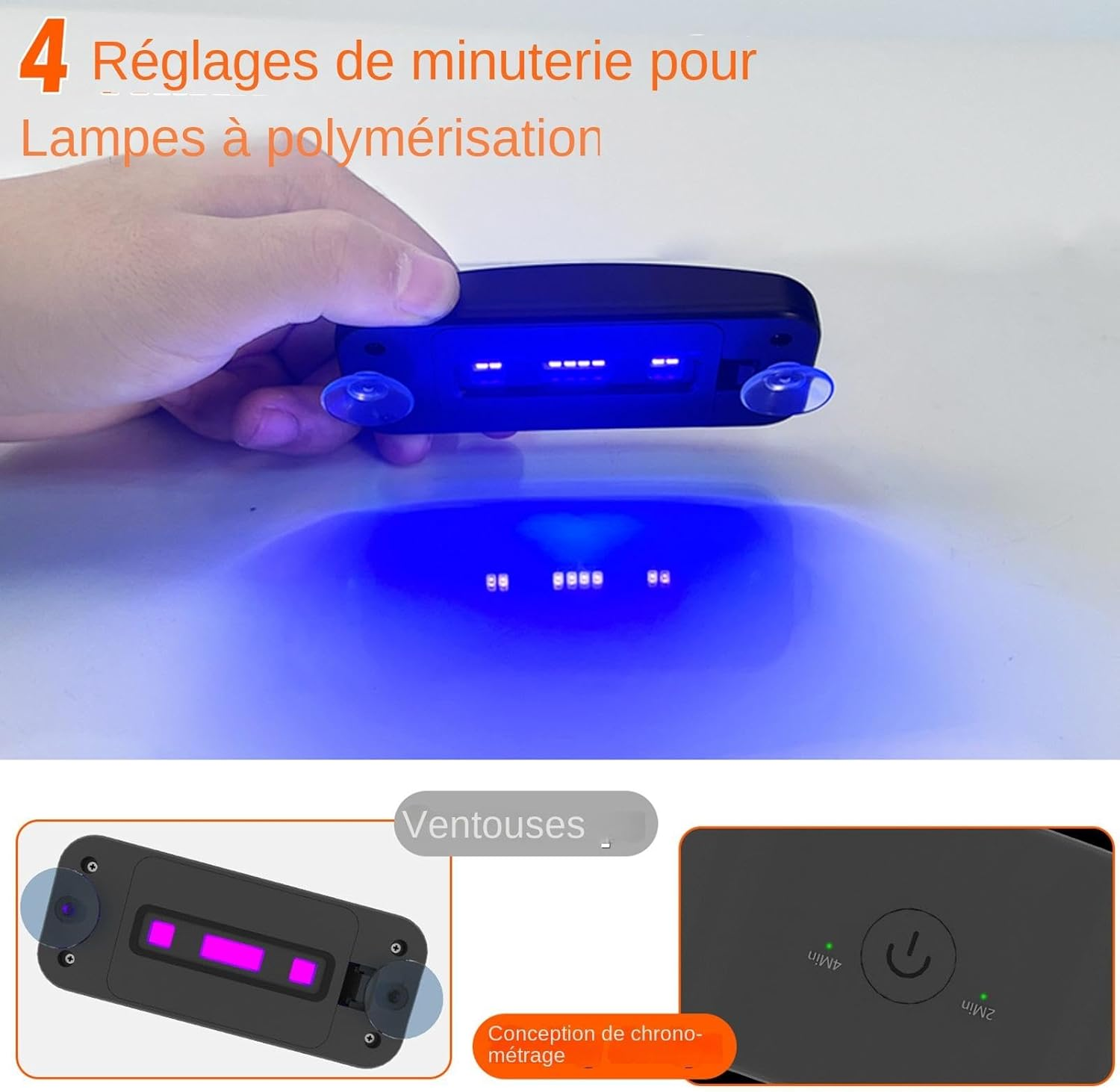 Glass Repair Lamp - Glass Repair Lamp | Large Size UV Lamp for Curing Resin, Resin Moulds, Craft Decor, Resin Supplies For image number 1