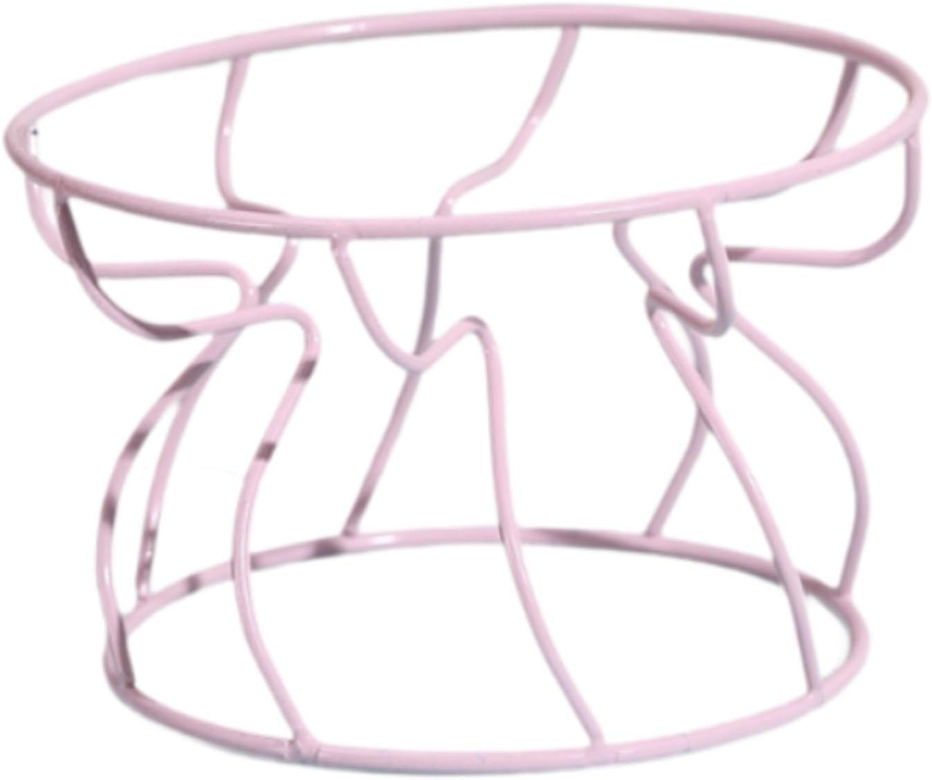 B Baosity Elevated Dog Food Dish Holder Ceramic Cat Bowl Stand Tool Eating Utensil Feeder Kitty Small Animals Metal Stand for Cat Dish, Black