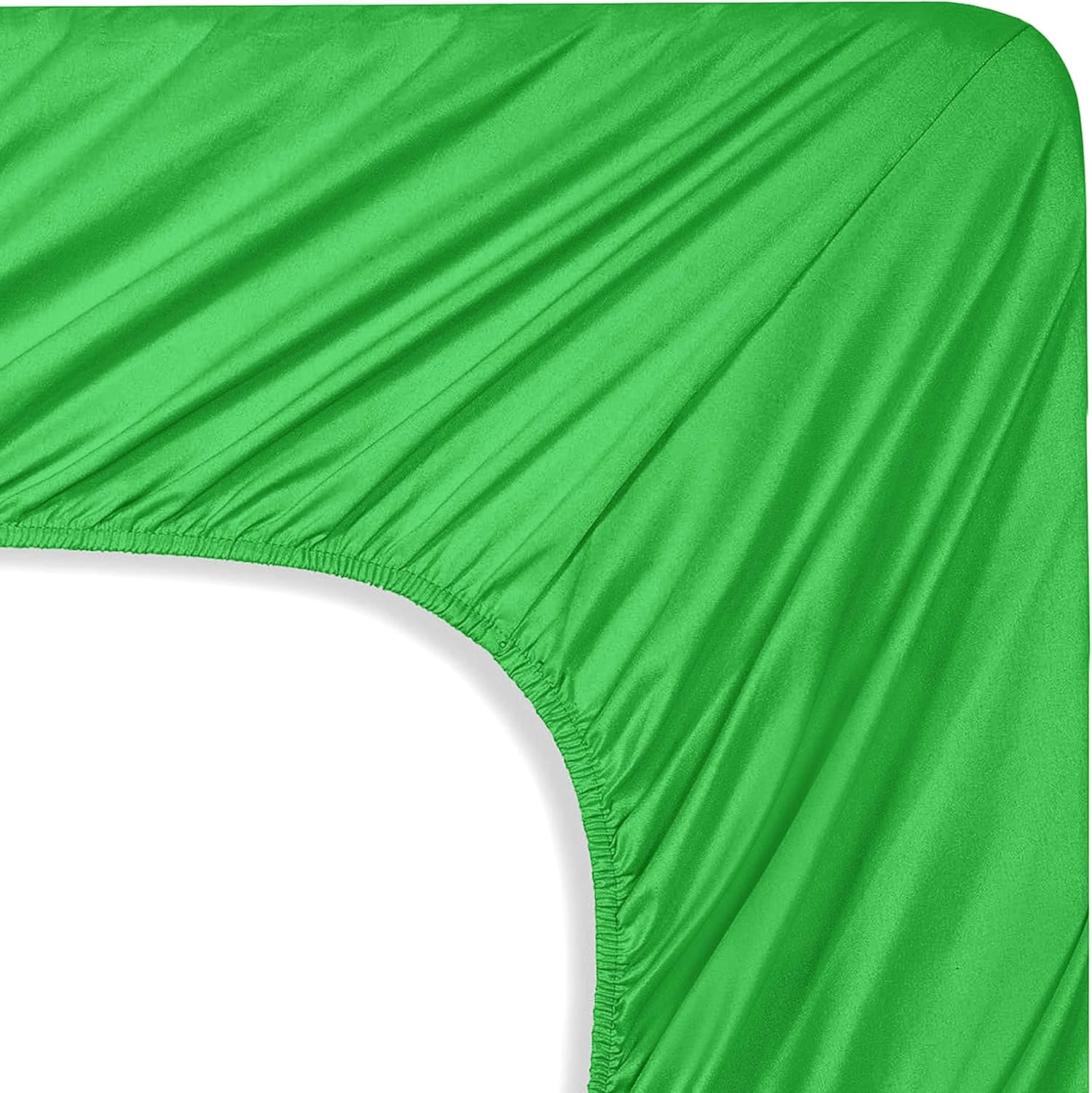 Mocassi Twin Sheet Set - Luxury Hotel 1800 Premier Bedding Sheets & Pillowcases - Ultra Soft Breathable & Cooling Bed Sheets - Deep Pocket - Wrinkle Resistant - 4 Piece - Twin, Emerald Green image number 4