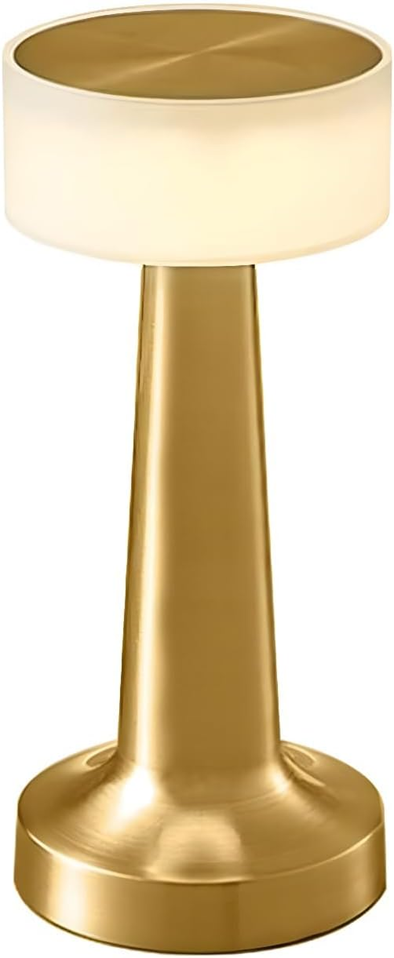 JX-003 Modern Mushroom-Shaped Table Lamp with Portable Touch Dimmer, Rechargeable LED Night Light with 3 Brightness Levels, Bedside Lamp for Indoor or Outdoor Use,