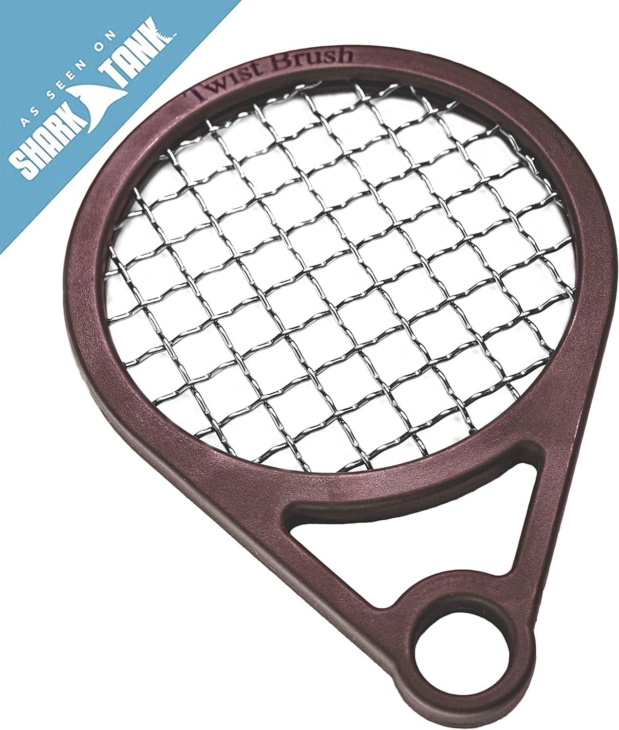 Twist It up Comb (Bond Black) - Alternative for Hair Sponges, Creates Curls and Twists for Black Men, Tennis Racket Design