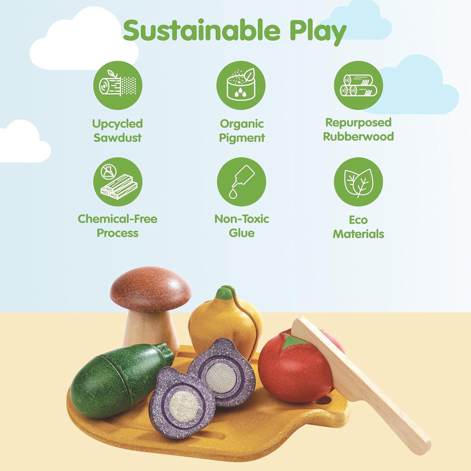 Plantoys - Assorted Vegetable Set image number 4