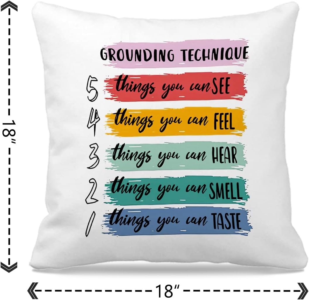 Nogrit Sensory Room Must Haves Counseling Office Must Haves,Counselor Office Must Haves Classroom Pillows Cover 18X18,School Counselor Office Must Haves Counseling Office Decor Pillow Covers image number 1