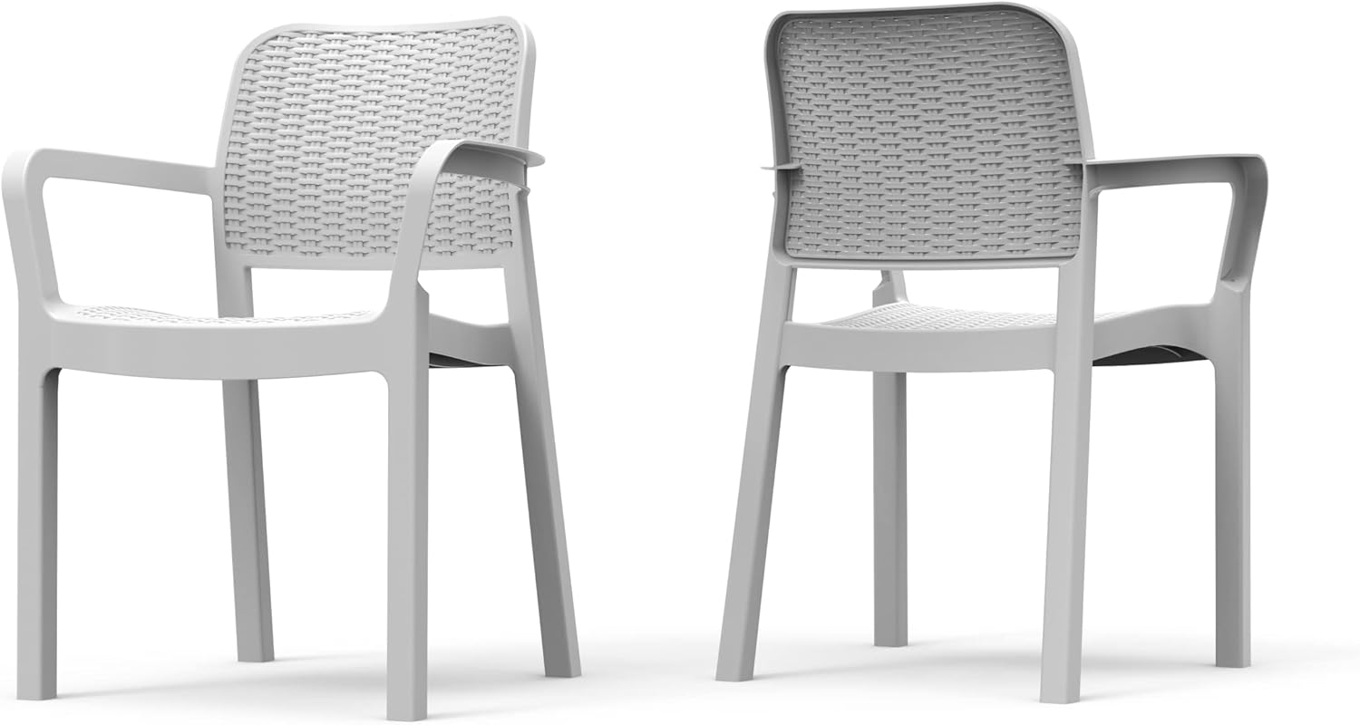 Keter Bella Garden Chair, White