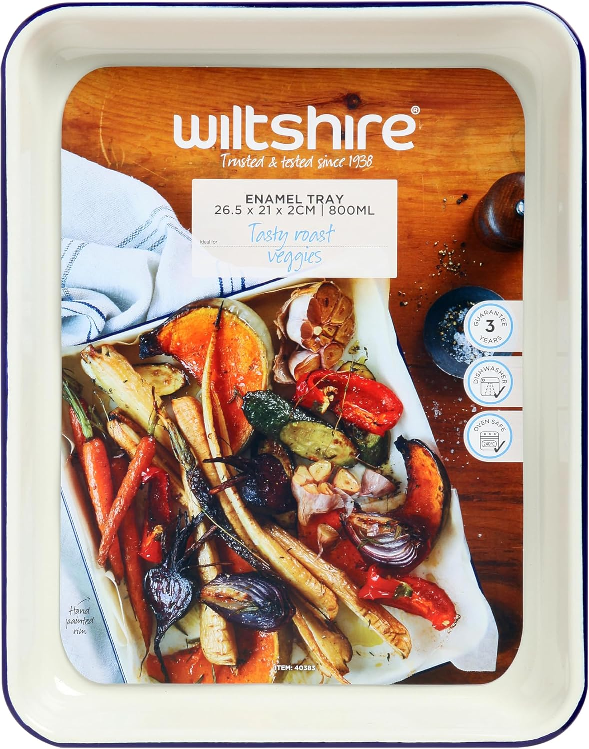 Wiltshire Enamel Bake Tray, 28 Cm Size image number 4