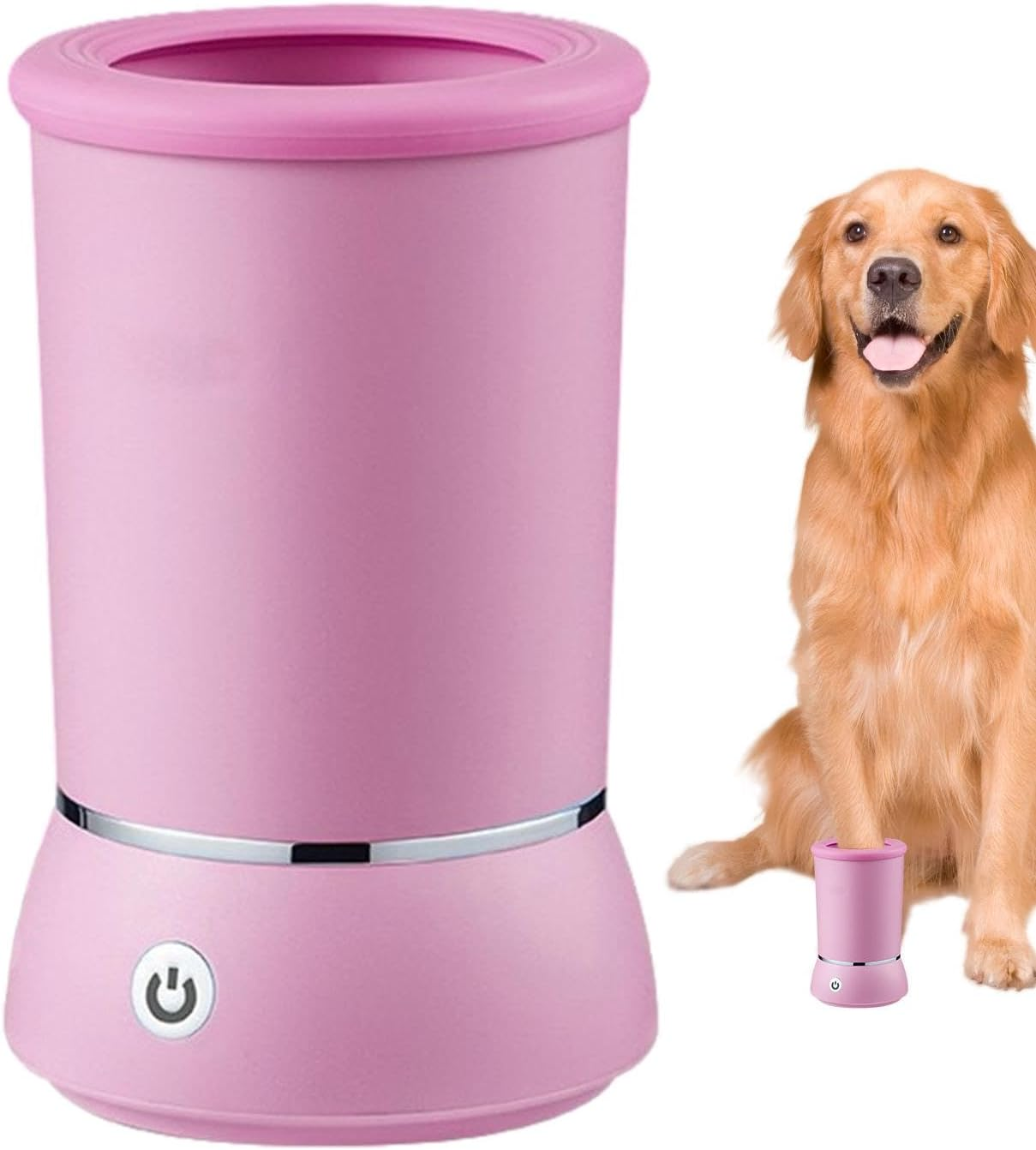 Dog Paw Cleaner, USB Rechargeable Pet Paw Cleaner, Automatic Indoor Dog Cat Foot Cleaner to Dust Dirt Hair for Foxhound, Labradors and Other Dogs image number 3