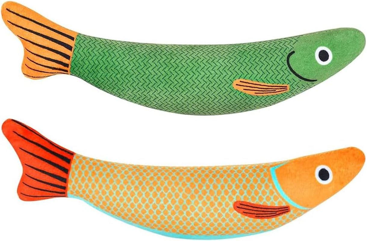 Sarini 2 Pack Catnip to Ys Saury Fish,Catnip Crinkle Sound to Ys for Indoor Adult Kitten,Interactive to Y for Cat Chew to Ys for All Breeds image number 3