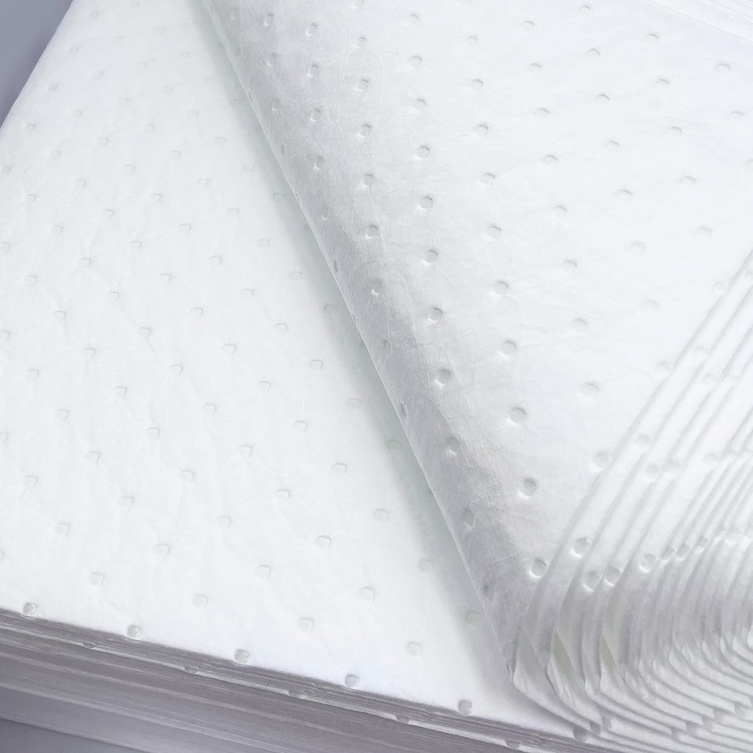 Heavyweight Oil Absorbing Pads,White Absorbing Heavy Weight Oil-Only Absorbent Mat Pad (20 Pads,15" X 20"')&hellip; image number 6