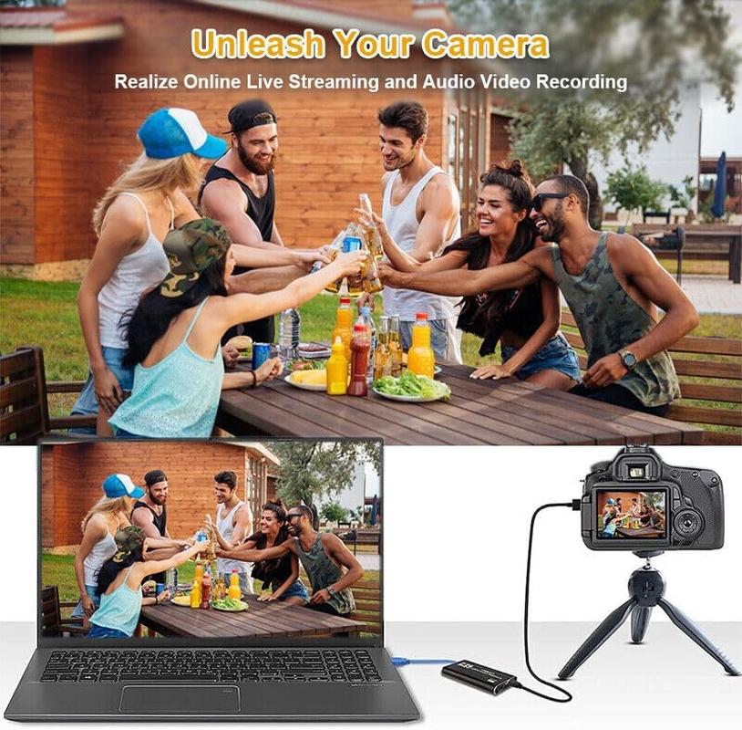 Tootoo 4K Video Capture Card 1080P 60Fps HD Camera Recording HDMI to USB 3.0 Live Game Streaming for Windows 7, 8, 10, Mac OS X 10.9 or Above, Linux image number 5