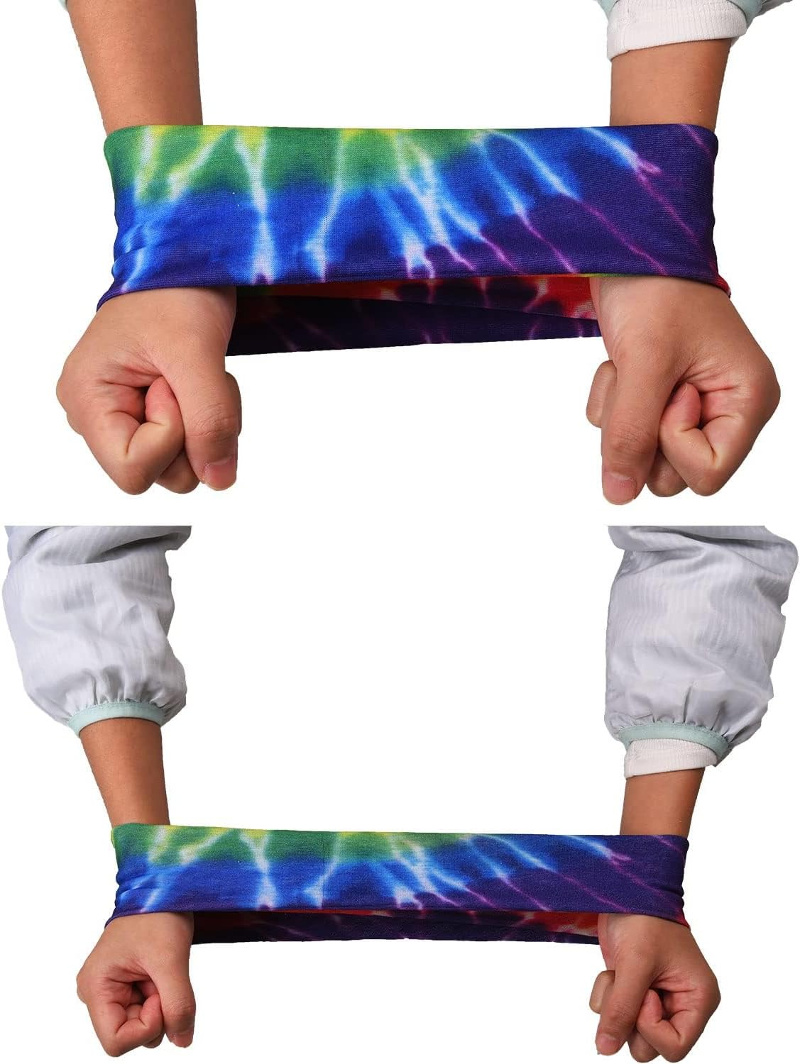 IKEEP 3 Pieces Hippie Costume Set Hippie Sunflower Headband Peace Sign Necklace round Hippie Sunglasses for Hippie Fancy Dress Accessory image number 5