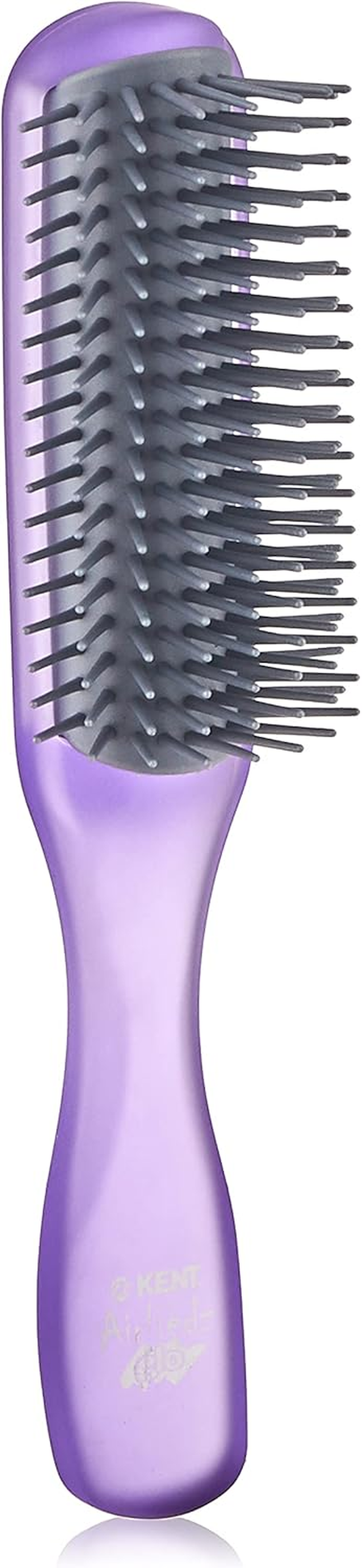 Kent Airhedz Glo Half round Detangling Brush, Purple image number 1