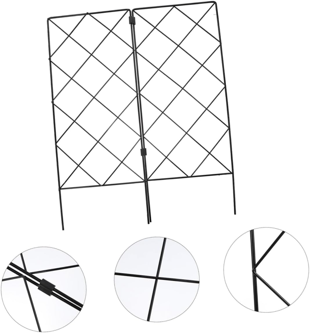 2Pcs Garden Plant Climbing Rack Outdoor Hanging Plant Trellis Decorative Support Bracket for Wisteria Peas image number 2