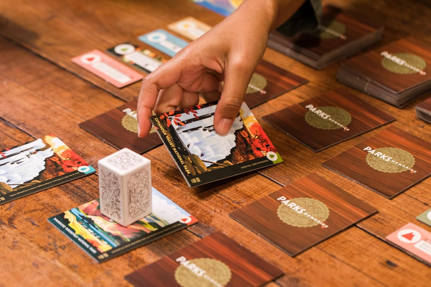 Keymaster Games Parks Memories Coast to Coast Board Game image number 4