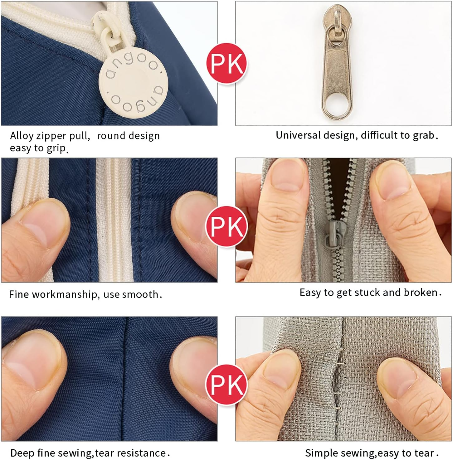 Big Capacity Pencil Case, Large (Navy), Multi, Simple image number 3