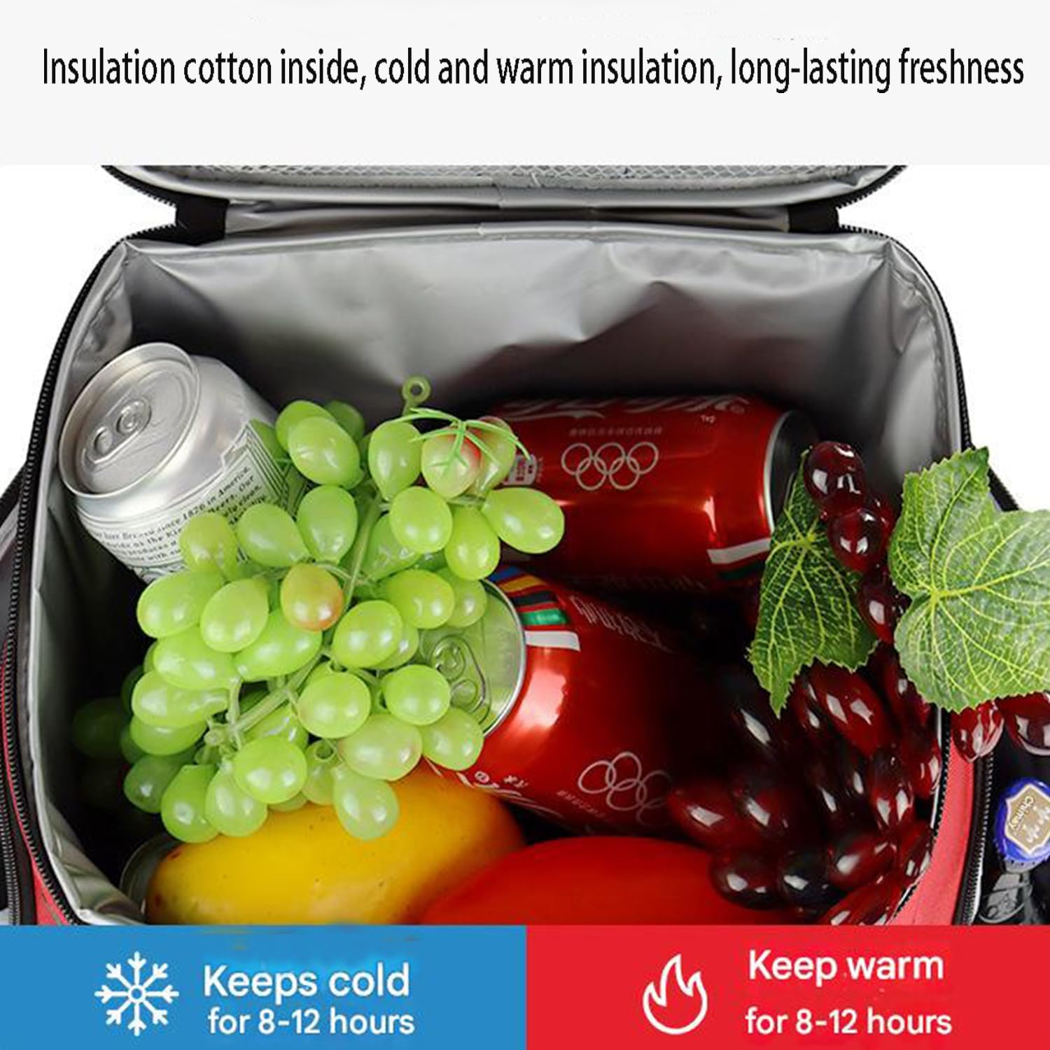 Roczential Picnic Backpack, Large Comfort Insulated Cooler Backpack, Backpack Cooler Insulated and Leakproof, Camping, Beach Fishing Travel Outdoor Leakproof Cooler Backpack 30L image number 2