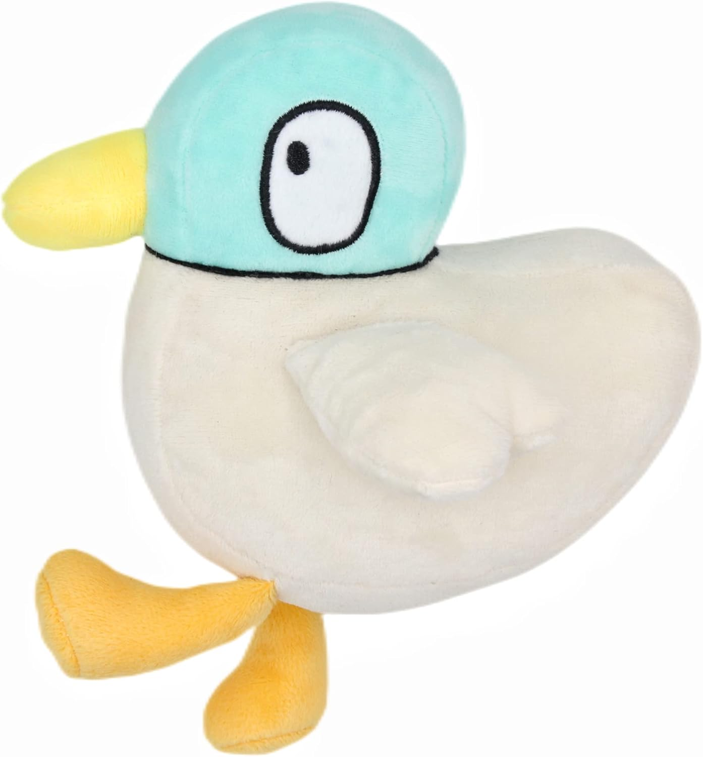 SYUSAMA Cute Sarah and Duck Stuffed Animals Plush Pillow Toy, 7'' Soft Green and White Duck Plush Pillow Animals Dolls for Mother'S Day Birthday Kids Gifts Home Decor, LQM2303093 image number 4