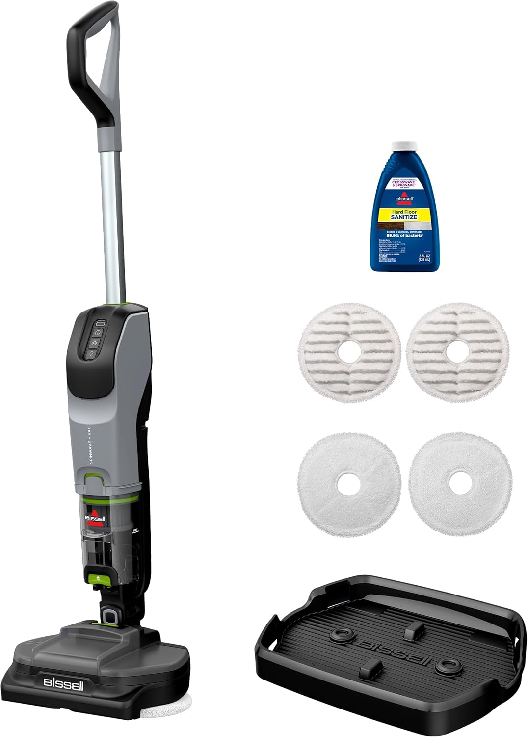 Bissell 2124 Spinwave Mop Pad Kit Replacement Pads image number 1