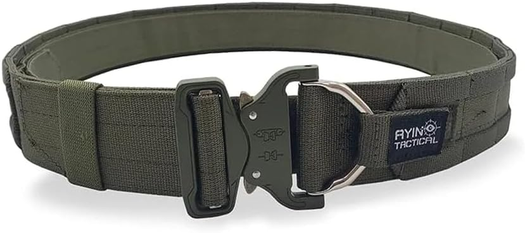 AYIN TACTICAL Belt Quick Release Rigger MOLLE Belt 1.5 Inch Inner & 2 Inch Outer Range Tactical Heavy Duty Belt image number 4