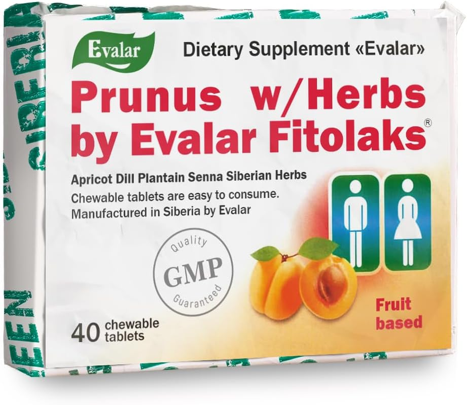 Fitolax Gentle Constipation Relief Evalar Siberian Herbs Laxative Apricot Dill Plantain Senna Supplement 40 Tablets Эвалар Слабительное Фитолакс Абрикос Подорожник Укроп