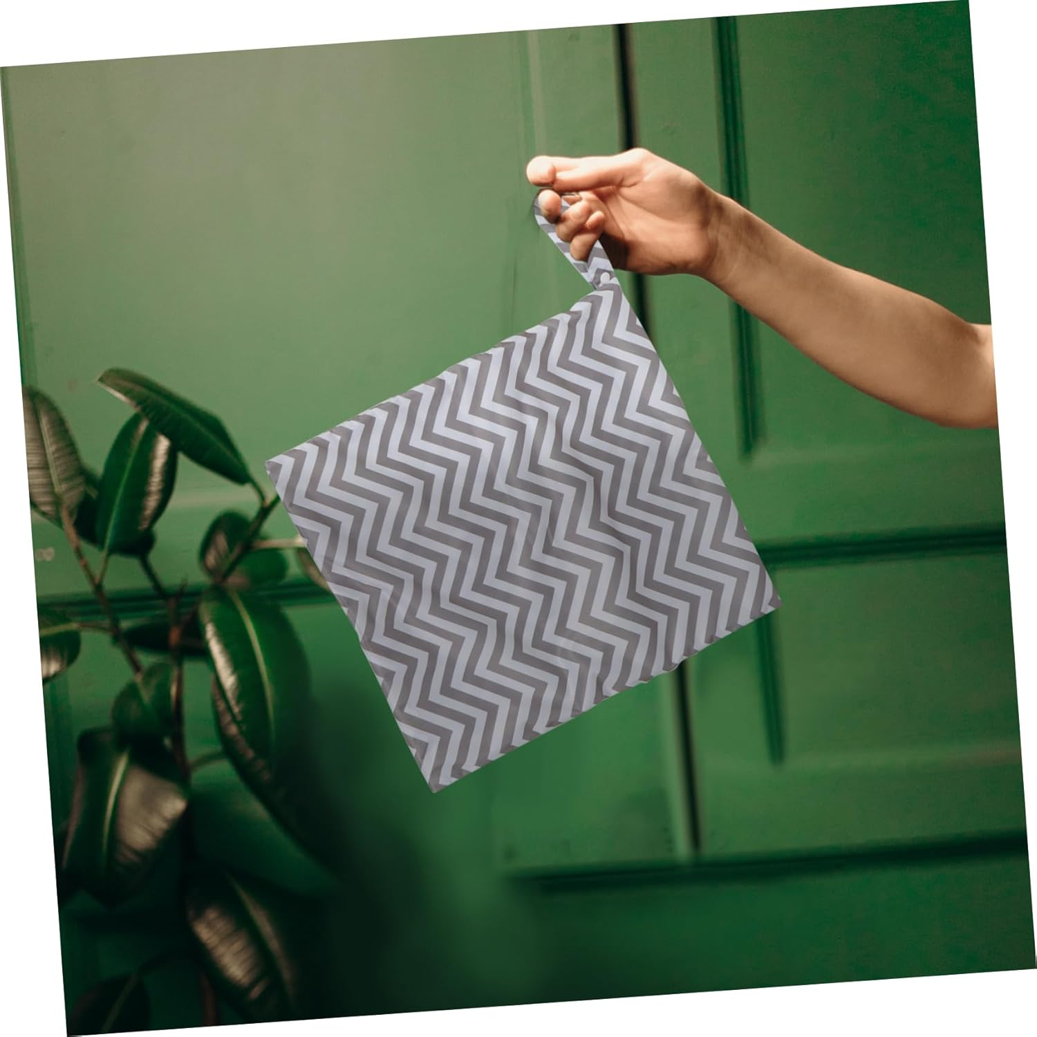 3Pcs Reusable Wet Dry Bag Diaper Bag Travel Storage Pouch Printed Diaper Pouch image number 3