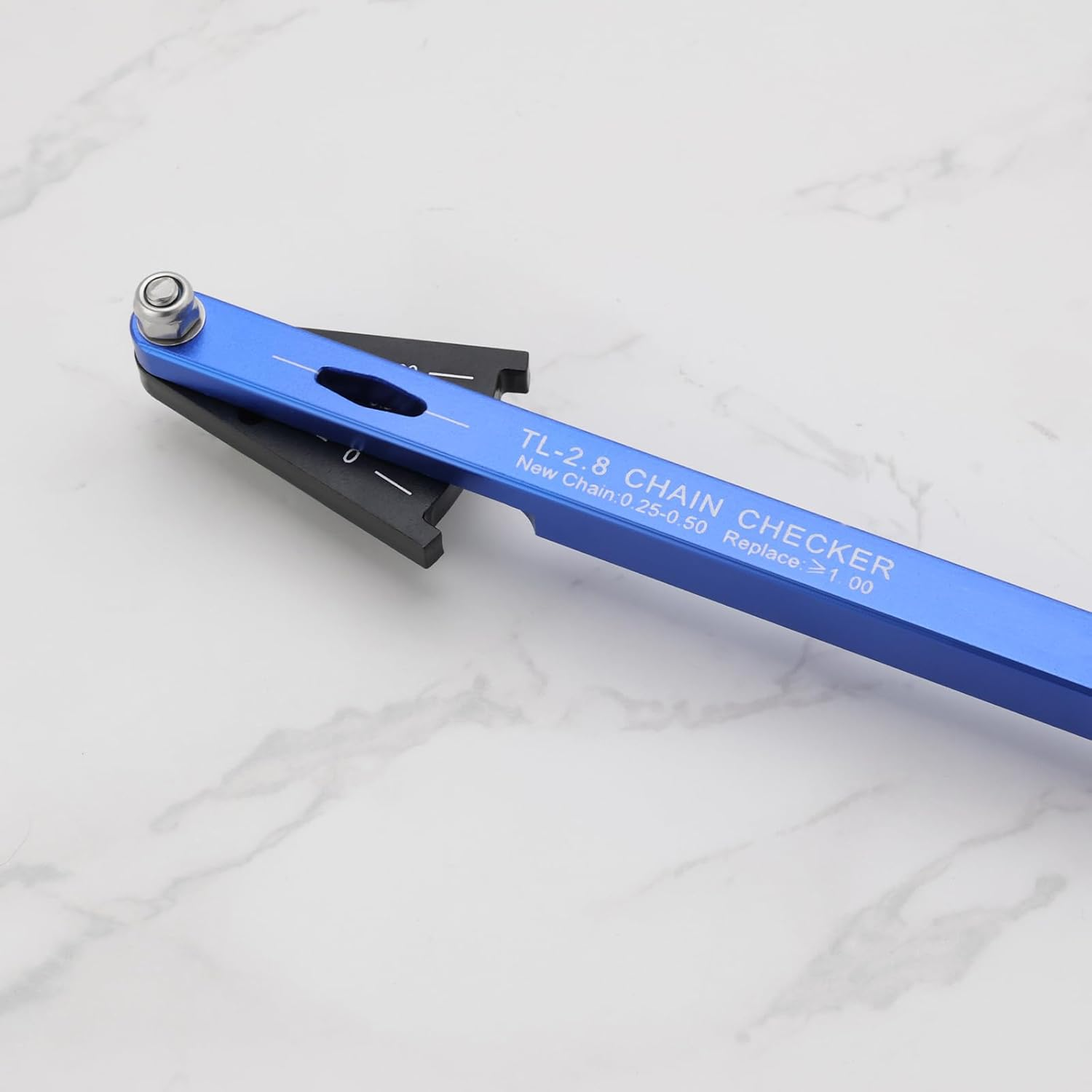 Ecsing 1Pc Aluminum Alloy Bicycle Chain Wear Indicator Checker Compatible with Shimano Compatible with SRAM Compatible with KMC Compatible with Campagnolo image number 6