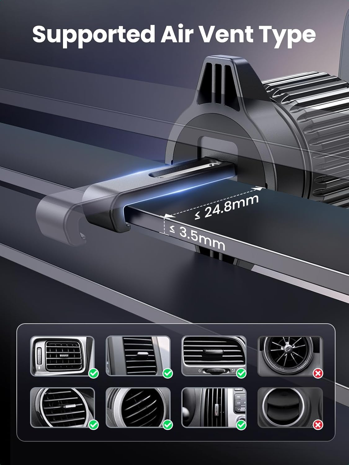 UGREEN Magsafe Car Mount Charger