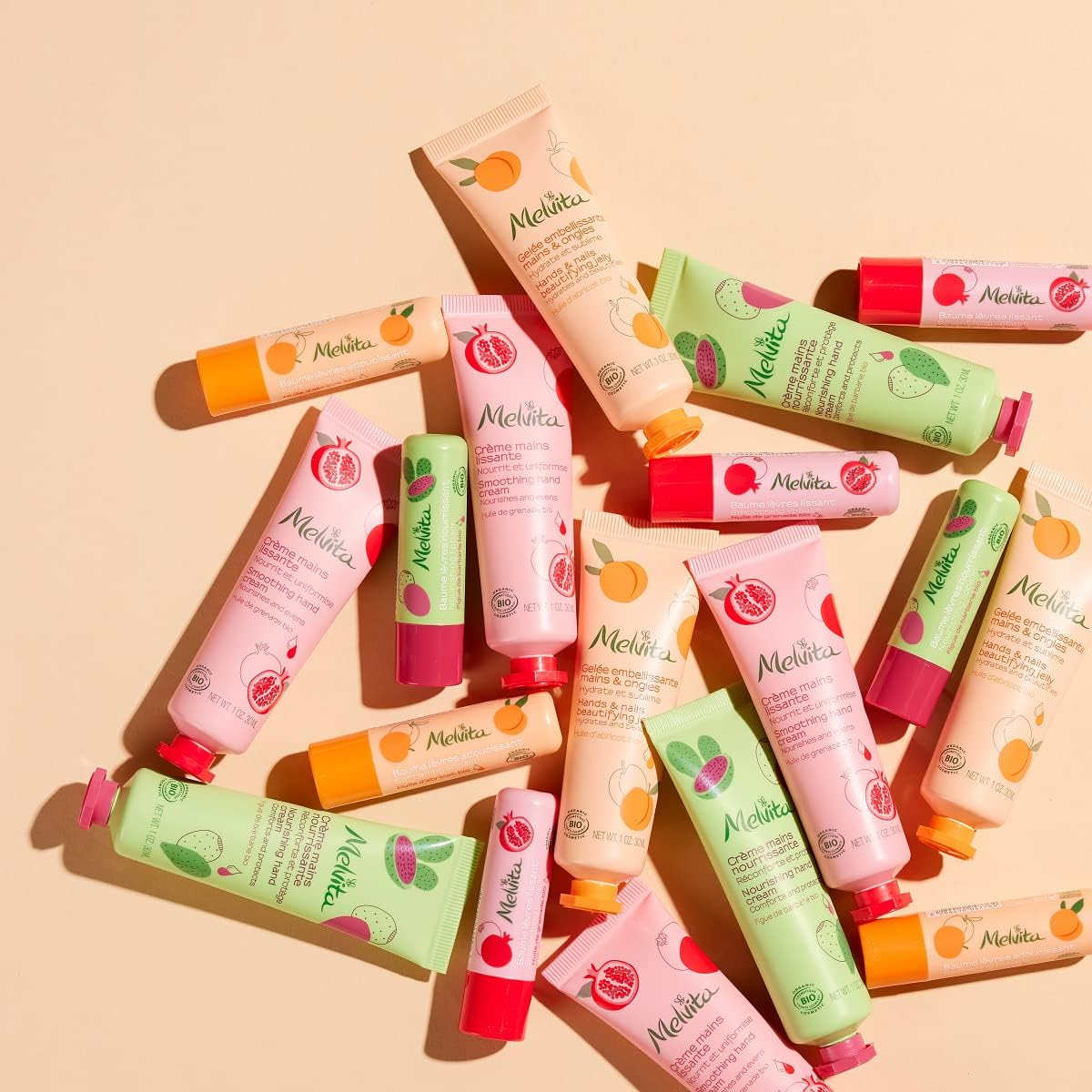 Melvita Bio Fruit Hand Cream, Apricot, 1.0 Fl Oz (30 Ml), Other Apricot Scent image number 3