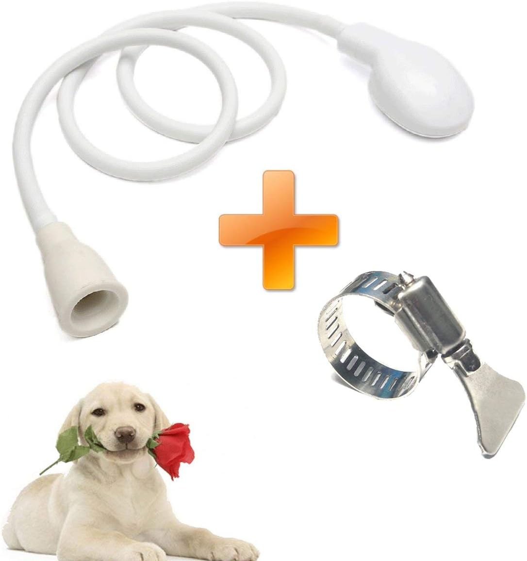 Dog Shower Attachment - Pet Faucet Sprayer Dog Shower Bath Head Spray Drains Strainer - Hose Sink Washing Hairdresser Hair Wash - Dog Shower with Adjustable Worm Gear Hose Clamps image number 6