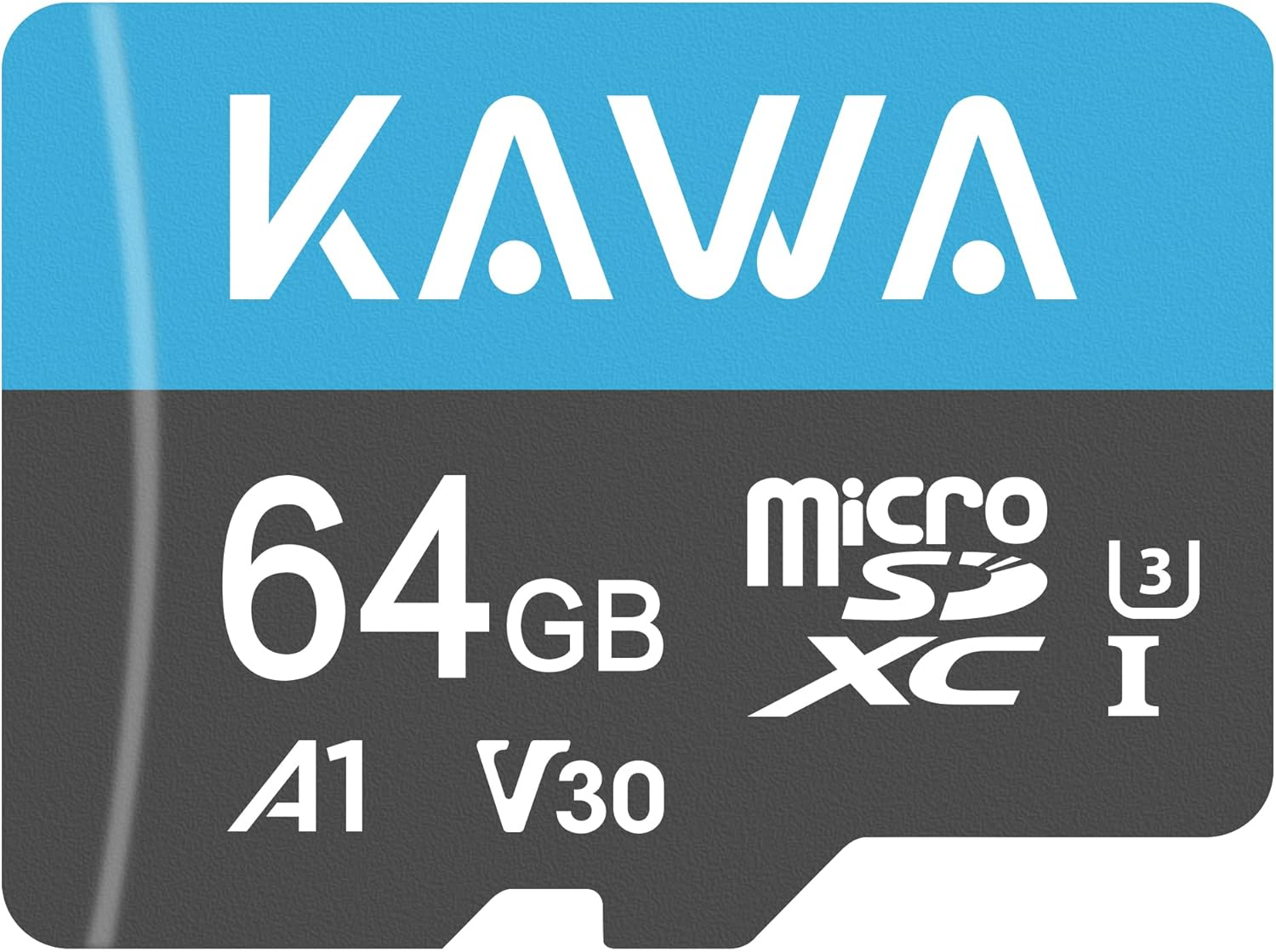 KAWA 64GB Micro SD Card, High Endurance Video Monitoring Card, Microsdxc Flash Memory Card, A1, U3, Class10, V30, High Speed TF Card for Dashcam, Security Camera, Baby Monitor, Phones, Tablets, Drones image number 2