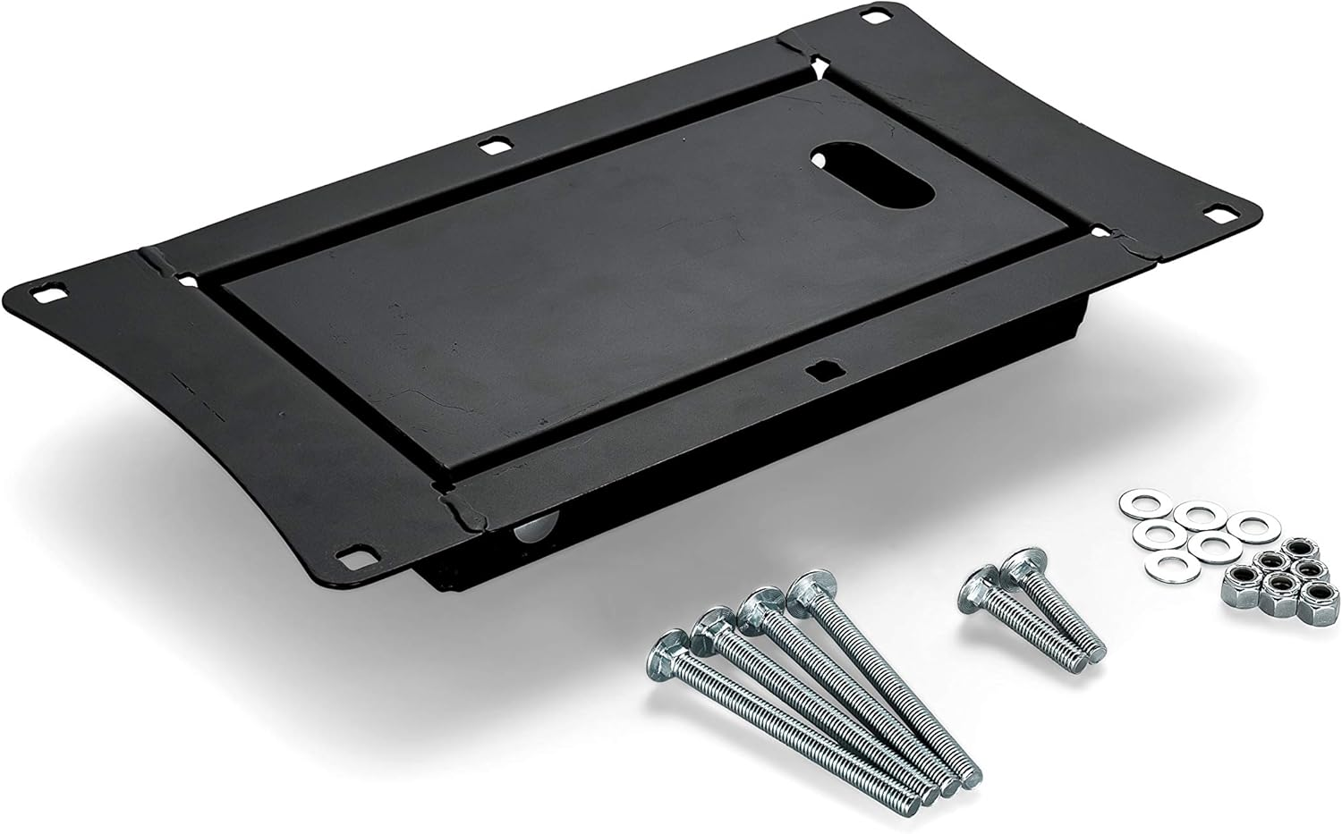 Camco Recessed Motorcycle Wheel Chock - Accommodates Most Tire Sizes - Constructed of Powder-Coated Steel (66101) image number 4