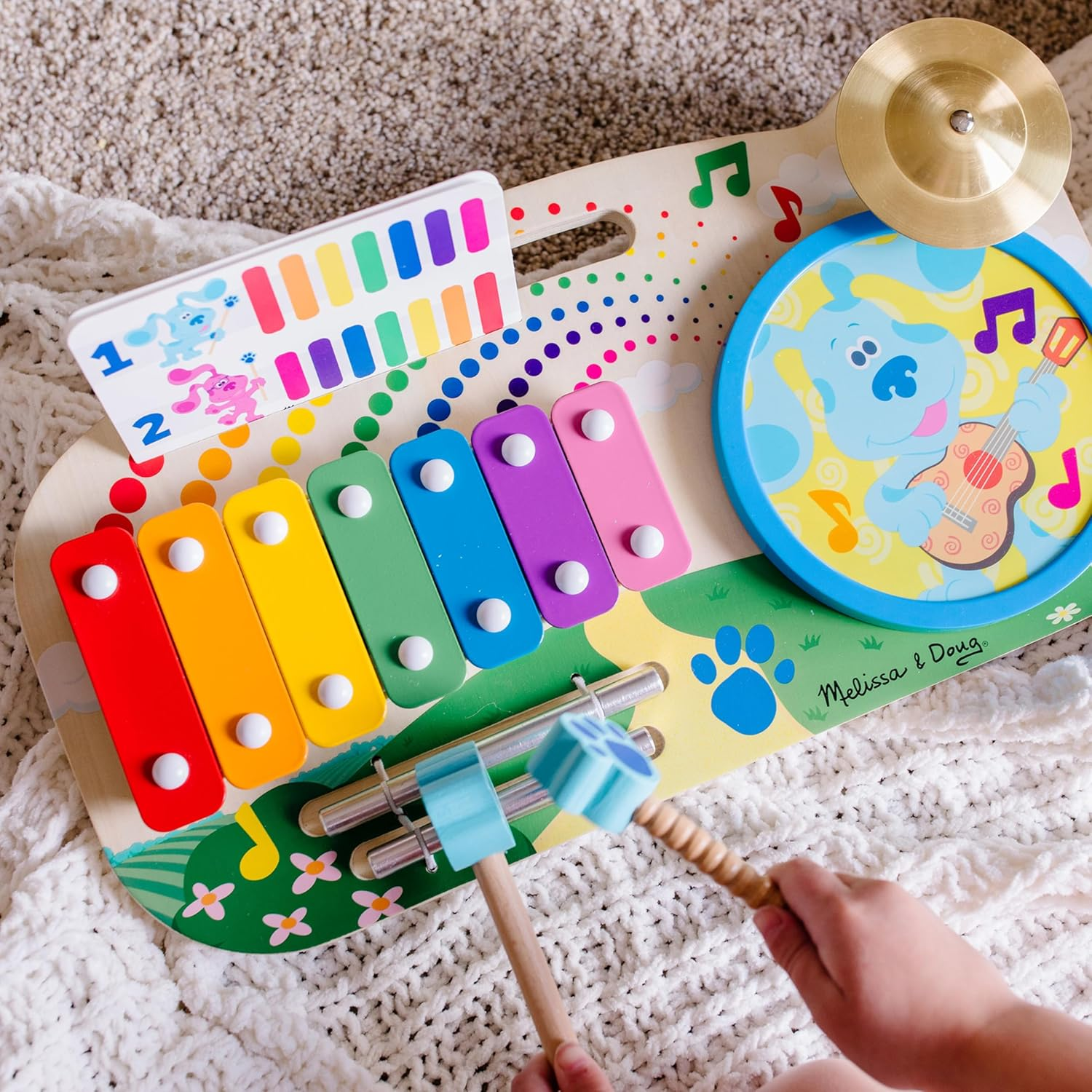M&D Blue'S Clues & You - Wooden Music Maker Board image number 3