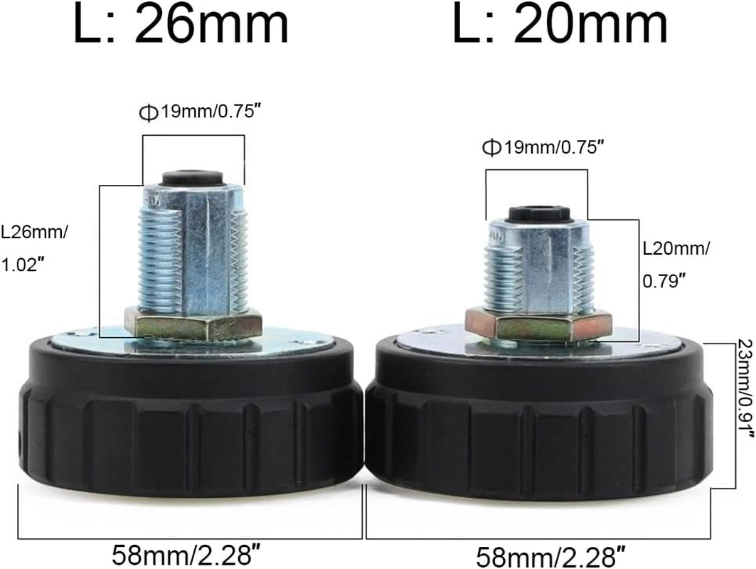 Maizoon Combination Cabinet Cam Lock 4 Digital Resettable round Padlock with Keys Password Retrieval Hardware Weatherproof Drawer Door Anti-Theft for Furniture Box Locker 20Mm image number 2