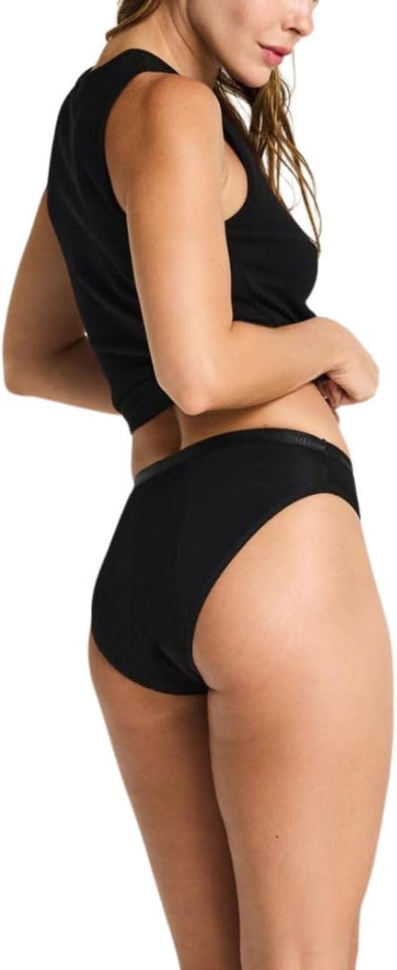 Modibodi Bikini Bottom Style Period Pants Heavy-Overnight Leak Proof Cotton Undies for Women