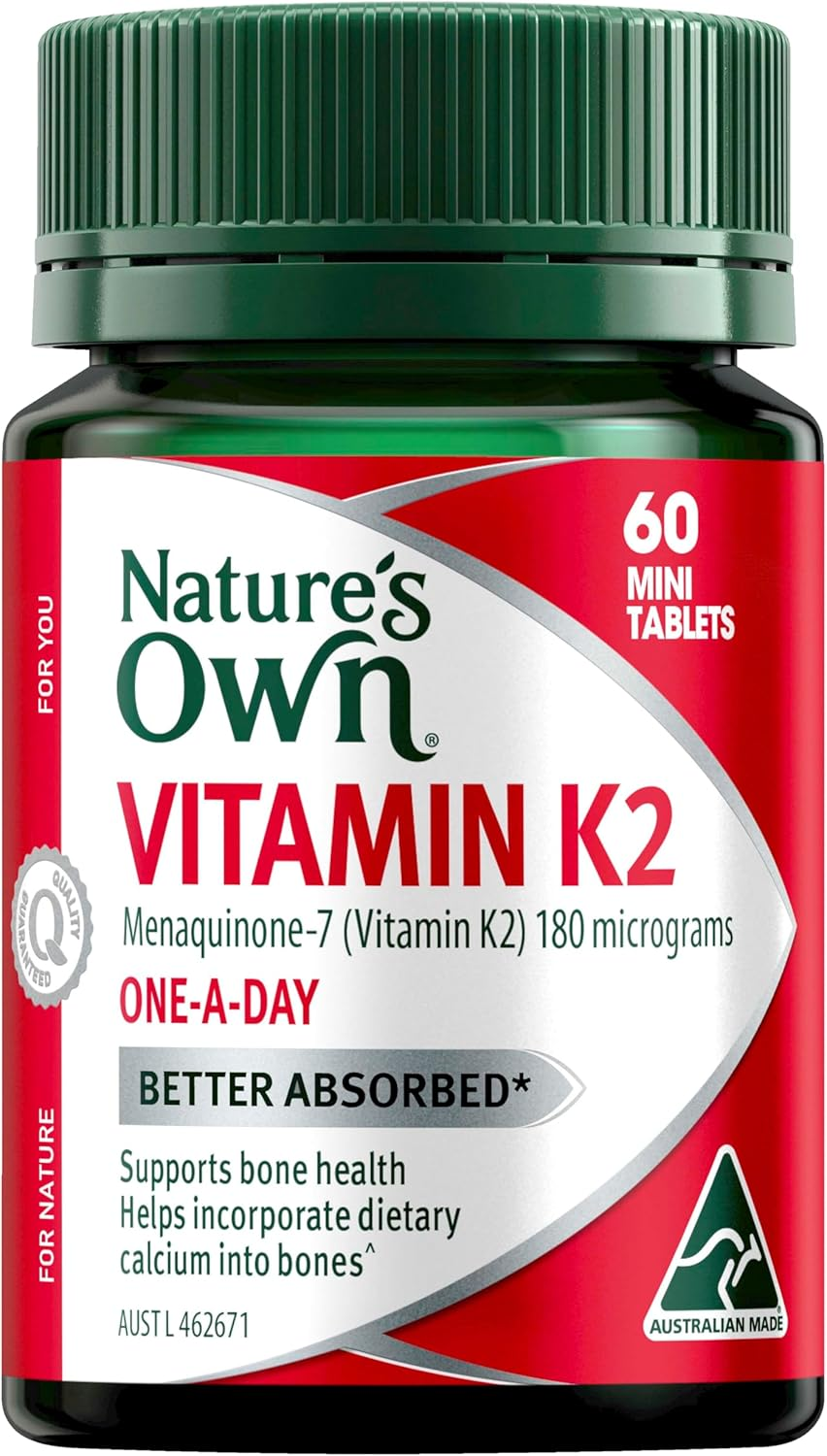 Nature'S Own Vitamin K2 180Mcg 60 Tablets