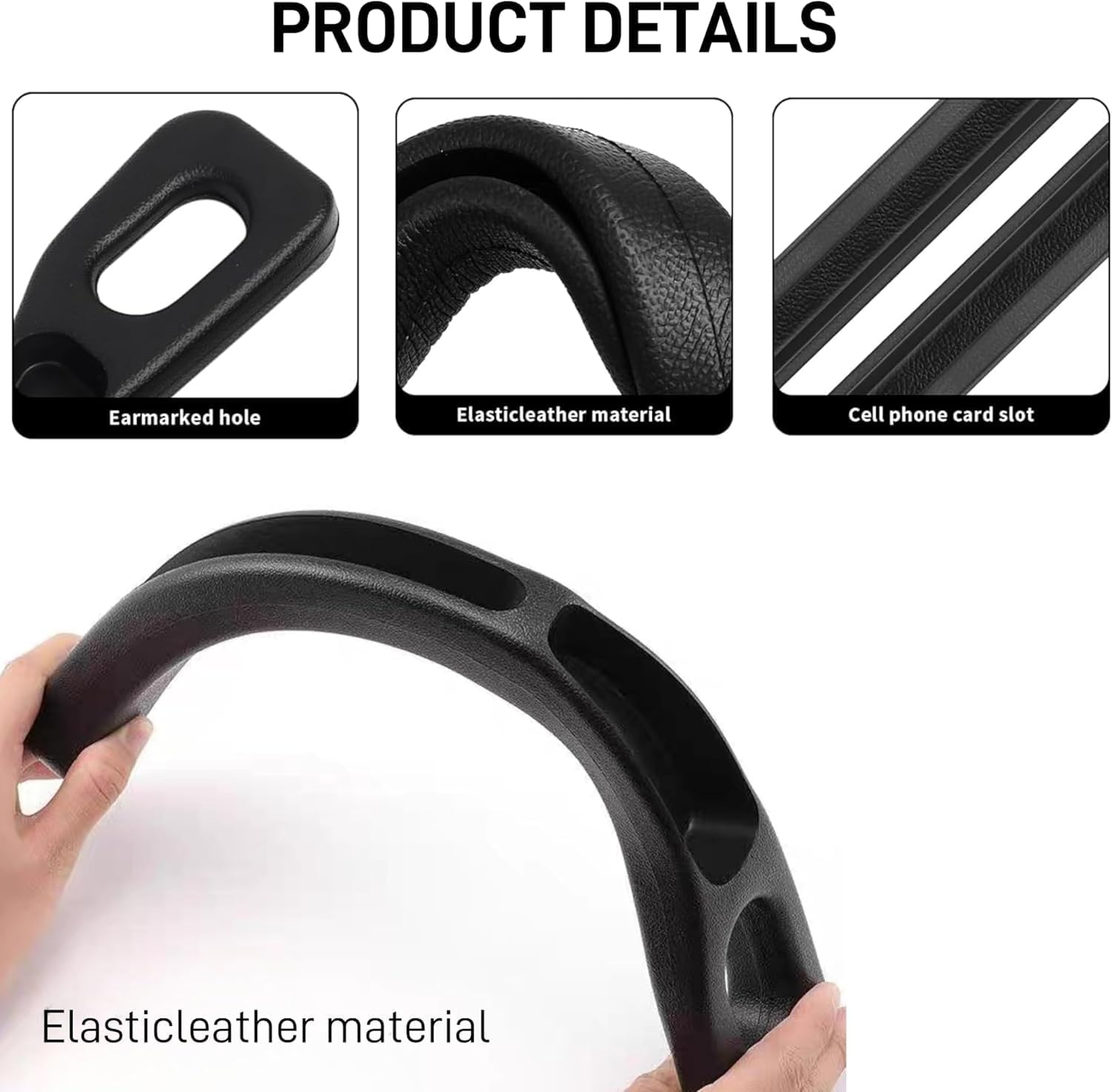 2PCS Car Seat Gap Organiser with Phone Holder - Elastic Leather Storage Box for Mobile Phone, Keys, Cards - Fits between Seat & Console to Prevent Items Falling image number 4