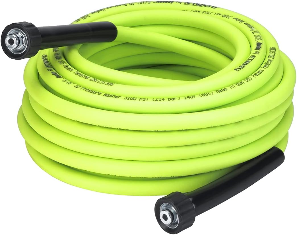 Flexzilla Pressure Washer Hose 5/16" 50' M22 3100PSI, Zillagreen - HFZPW3550M-E image number 6