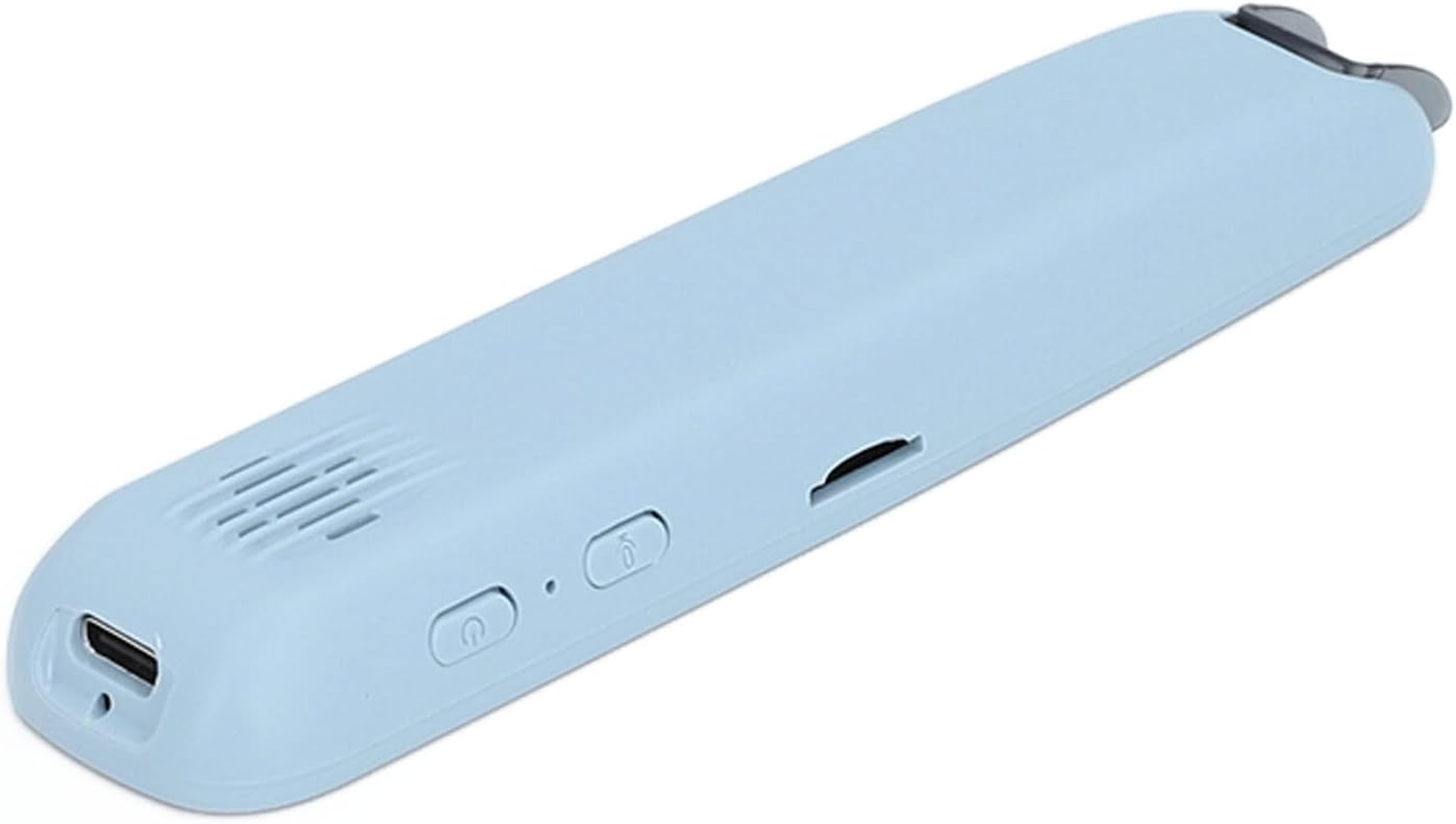 Scan Reader Pen, Recording Function Supported ABS Shell Multifunctional Wide Application Massive English Word Thesaurus Smart Voice Translator Pen for Homework (Blue) image number 2