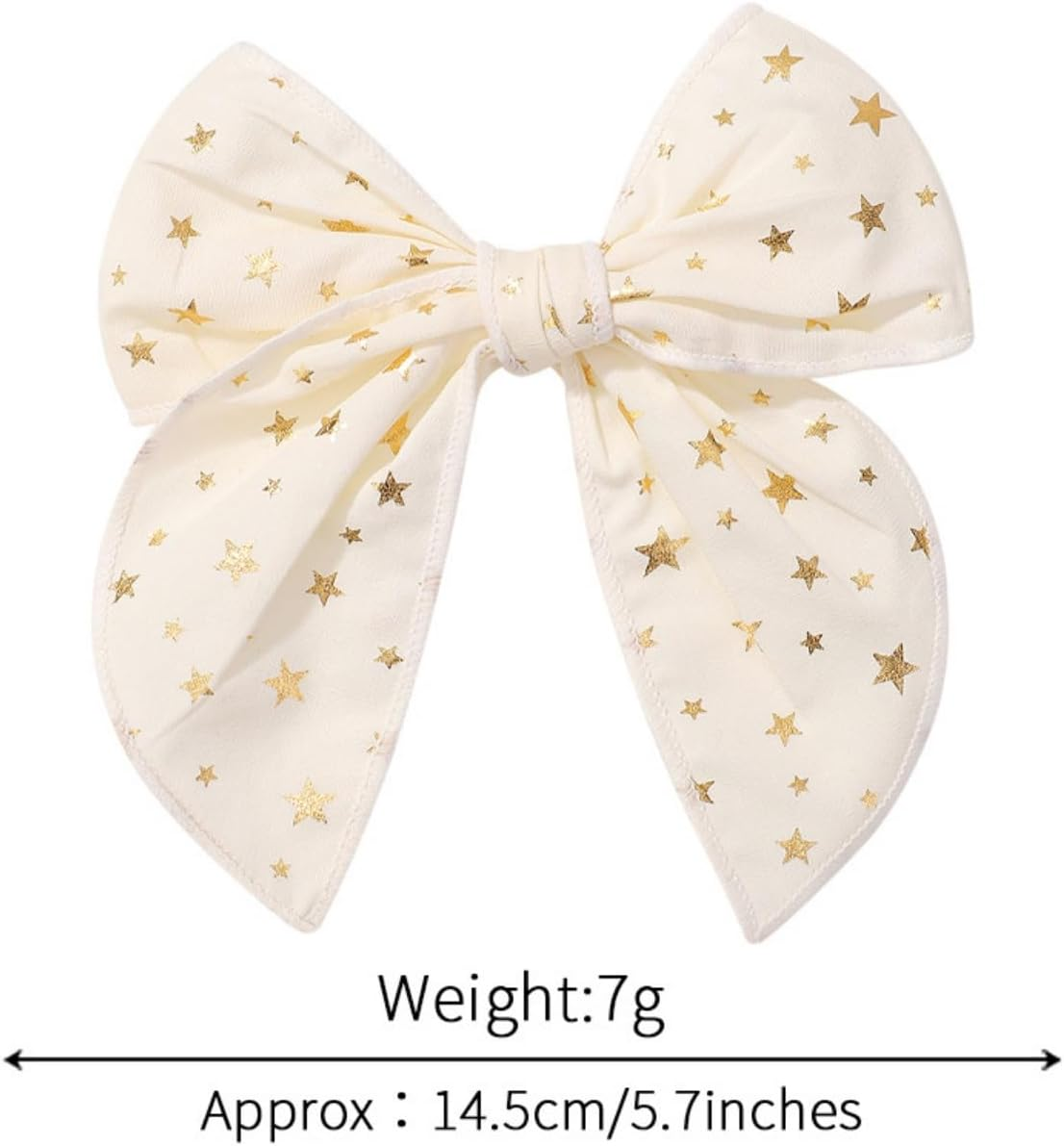 Itadaku 8 Pcs Christmas Hair Bows for Girls, Large Cotton Linen Gingham Swallowtail Hair Clips, Retro College Style Accessories for Women and Girls image number 5