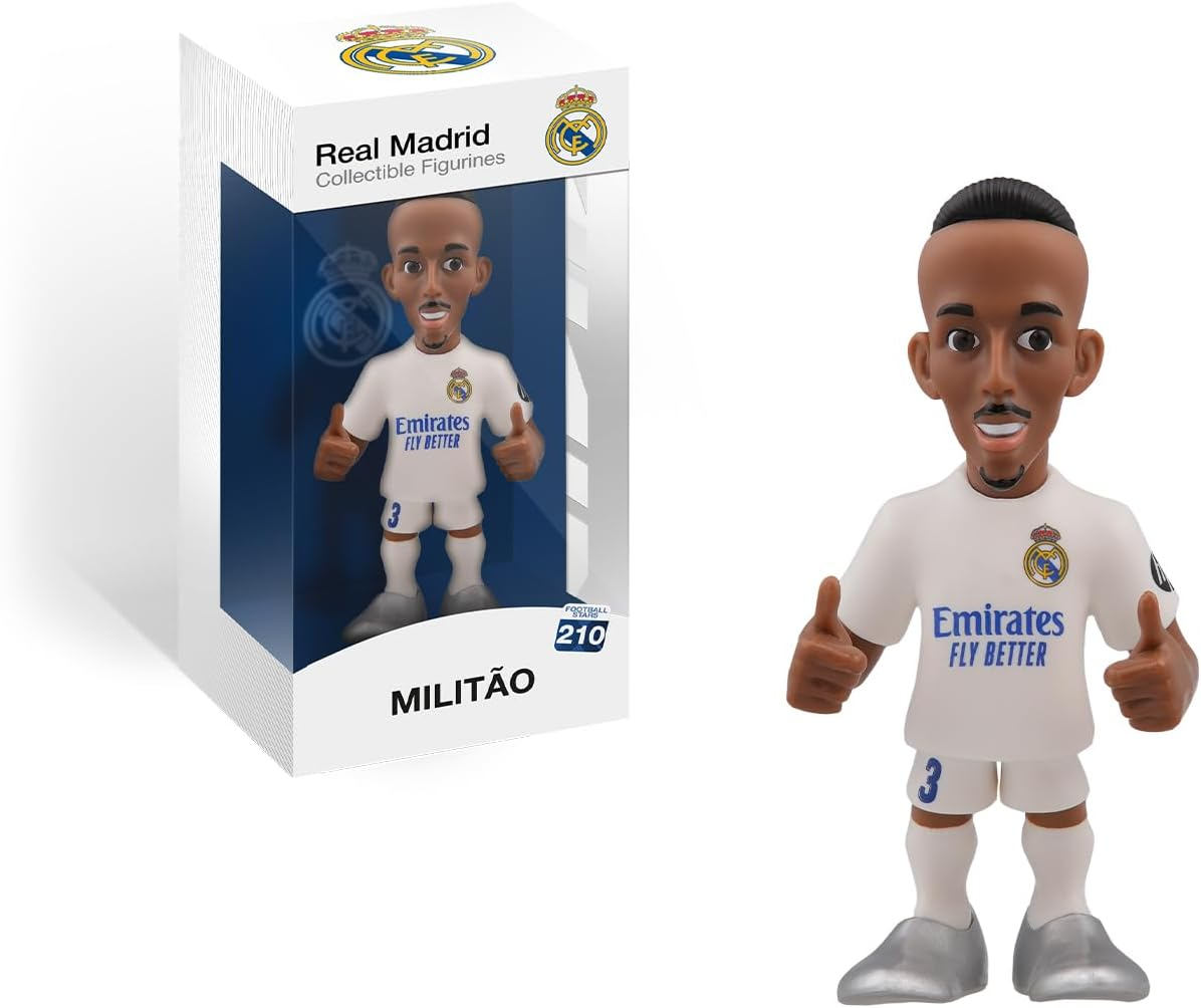 MINIX Collectible Figurines MN18444 Militao Figure, Real Madrid, Collectibles 12Cm for Display, Gift Idea for Kids and Adults, Football Fans image number 2