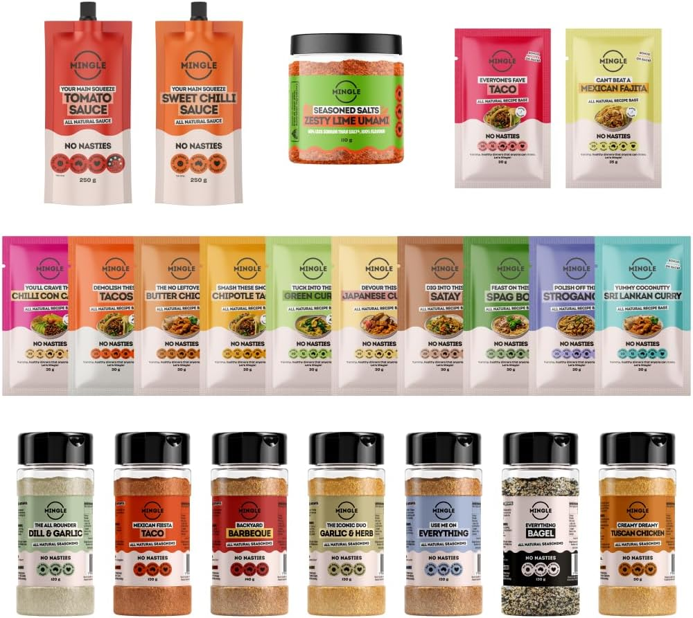 Mingle Seasoning No Nasties a Bit of Everything Pack