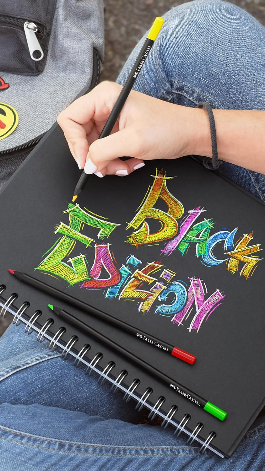 Faber-Castell Black Edition Colour Pencils, Assorted Pack of 24 (16-116424) Multicolor image number 6