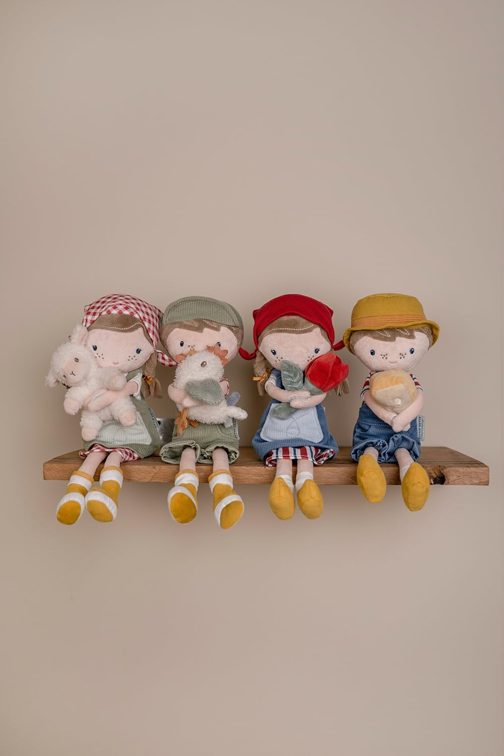 Little Dutch Cuddle Doll Farmer Rosa with Sheep, Size 35 Cm image number 2