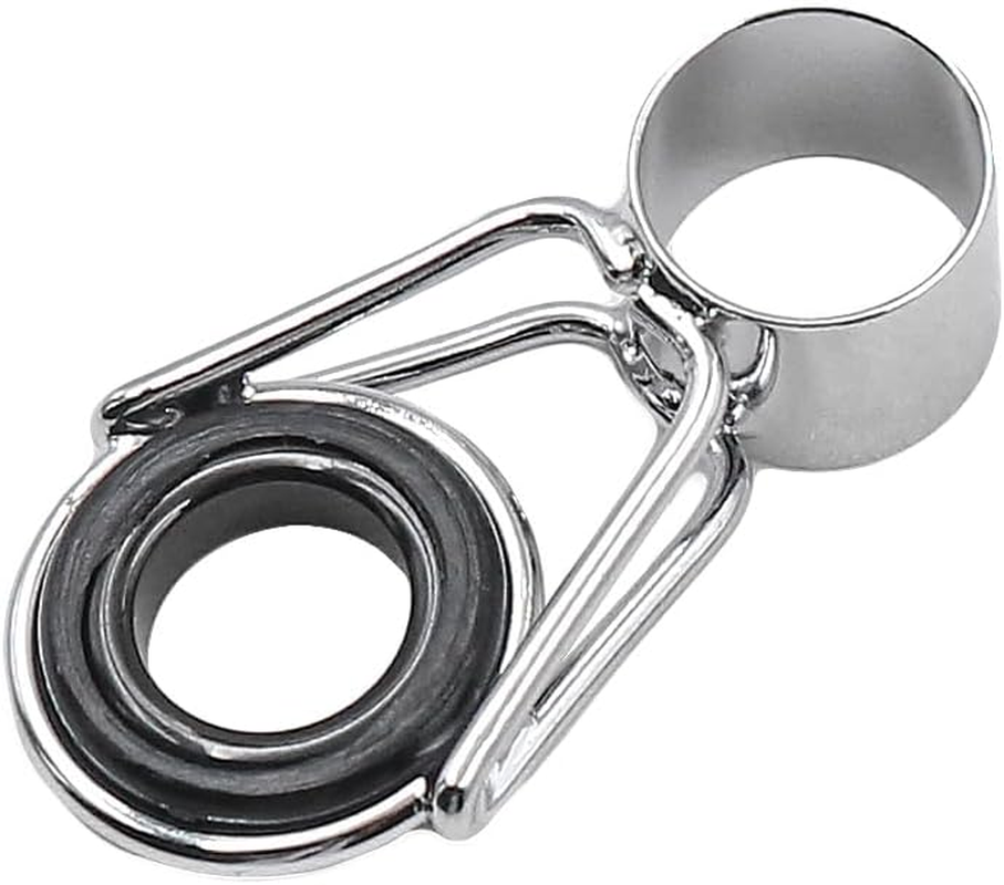 36PCS NUZAMAS Fishing Rod Guide Tip Repair Kit Set Fishing Rod Rings Guide Stainless Steel Fishing Replacement Parts Fishing Ring Accessories Tools image number 3